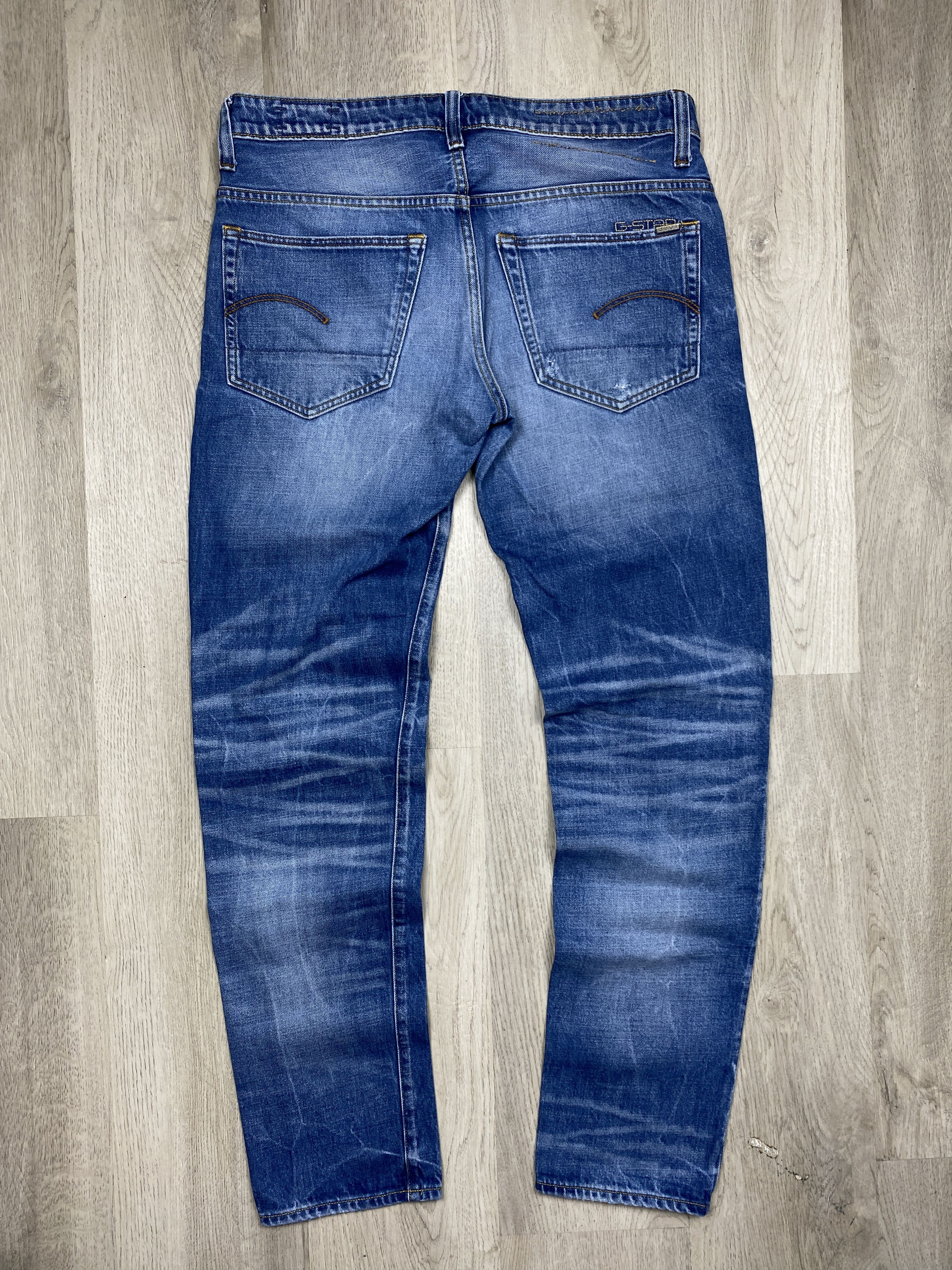 G-Star G Star Raw Vintage Mens Low Tapered Denim Pants Jeans Size US 31 - 5 Thumbnail
