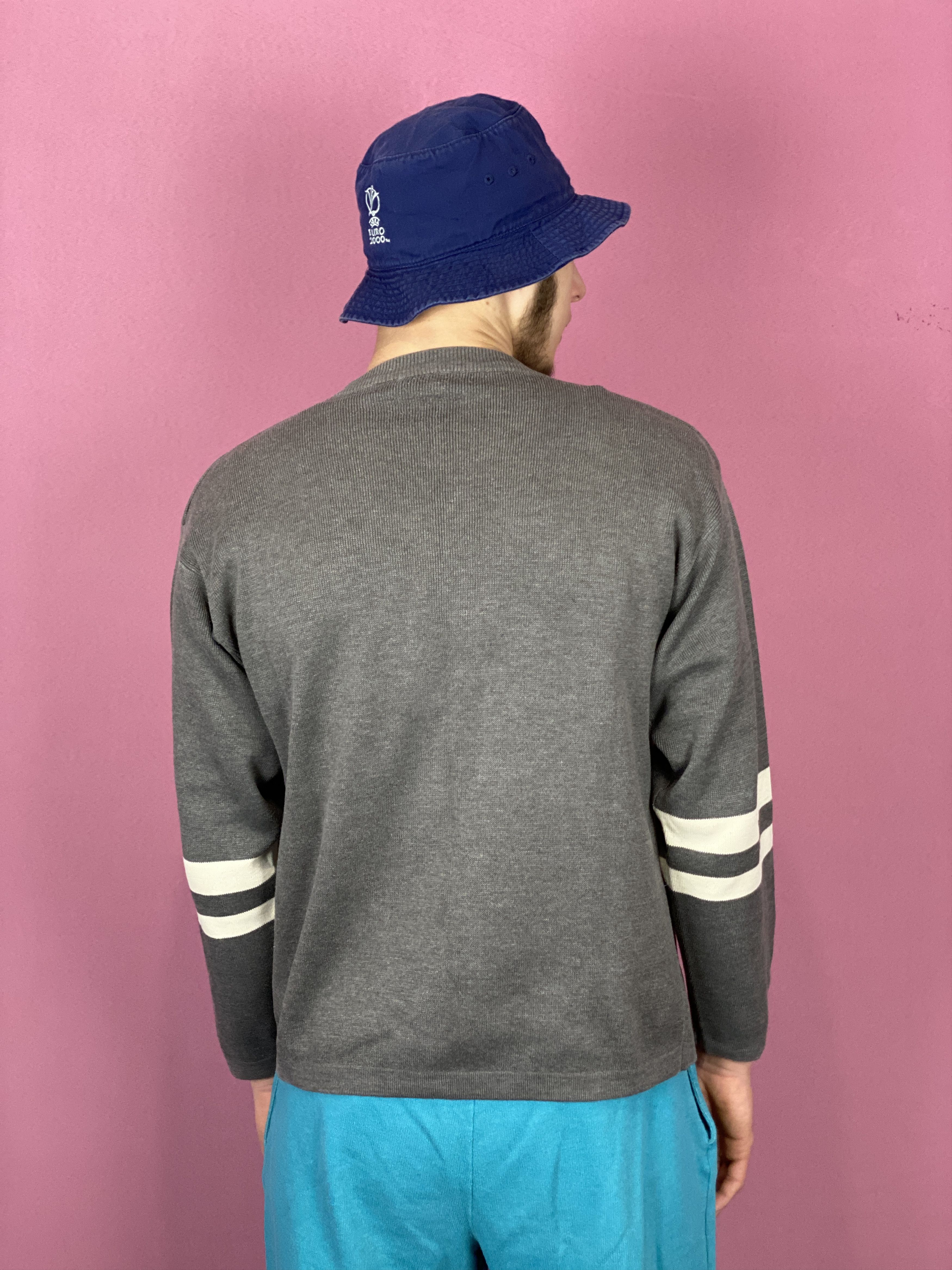 Puma × Vintage 90s Puma Vintage Men's Sportswear Sweater - L Size US L / EU 52-54 / 3 - 3 Thumbnail