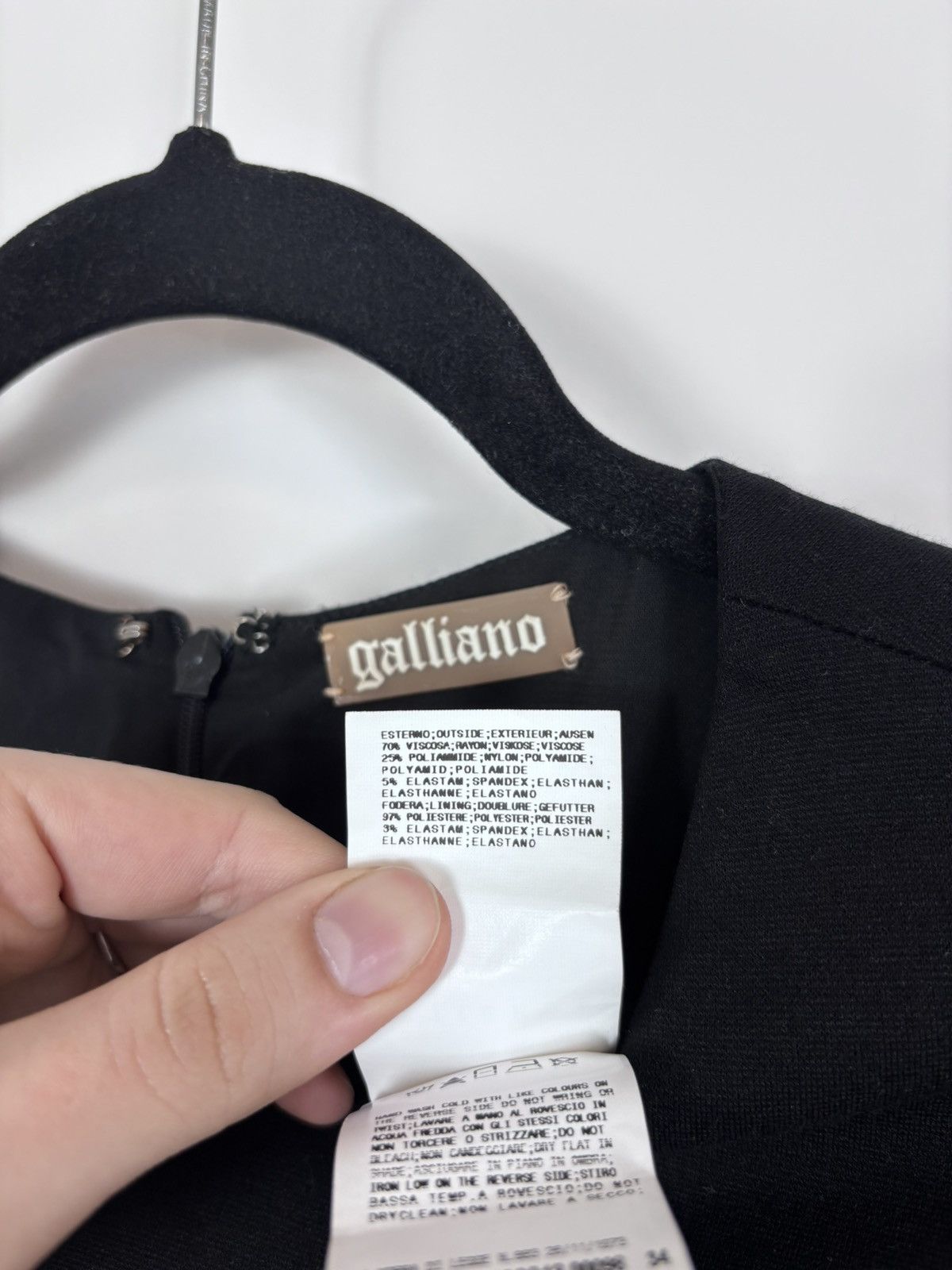 John Galliano John Galliano Women’s Black Crystal Studded Sleeveless Dress Size M / US 6-8 / IT 42-44 - 11 Thumbnail