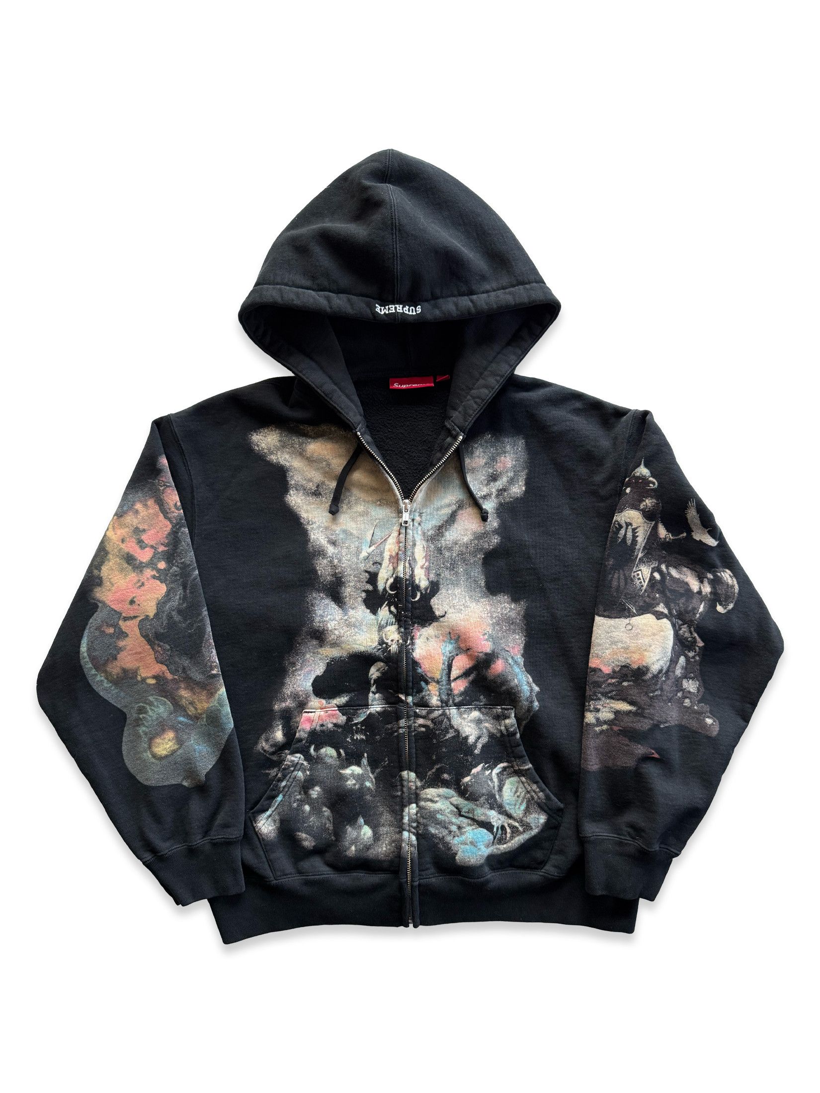 Supreme Supreme Frank Frazetta Zip Up Hooded Sweatshirt | Grailed
