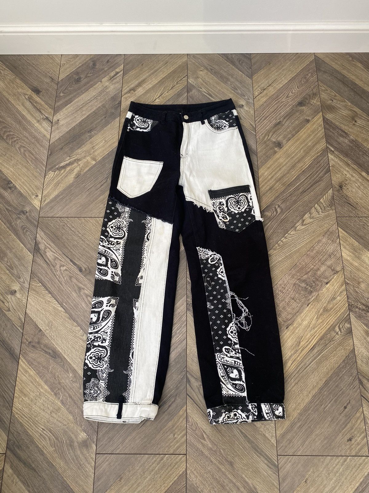 Japanese Brand × Vintage Vintage Bandana Women’s Archival Japanese Style pants Size 29" - 2 Thumbnail