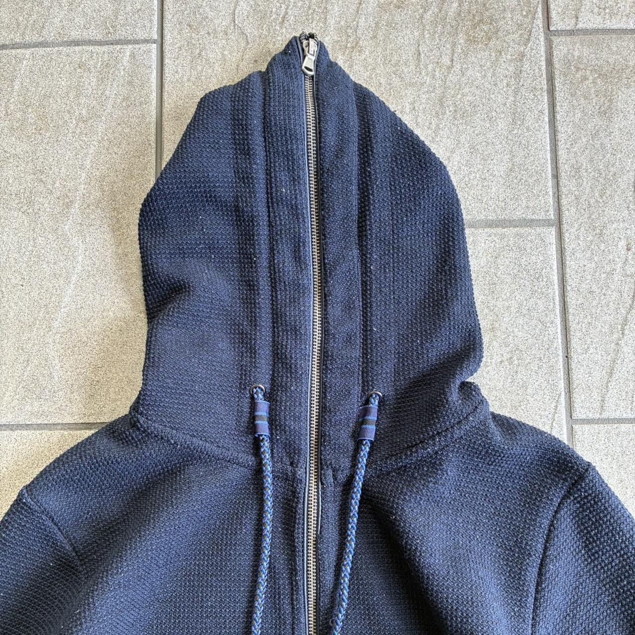 Japanese Brand Semantic Design blue camo lined full zip hoodie Size US S / EU 44-46 / 1 - 4 Thumbnail