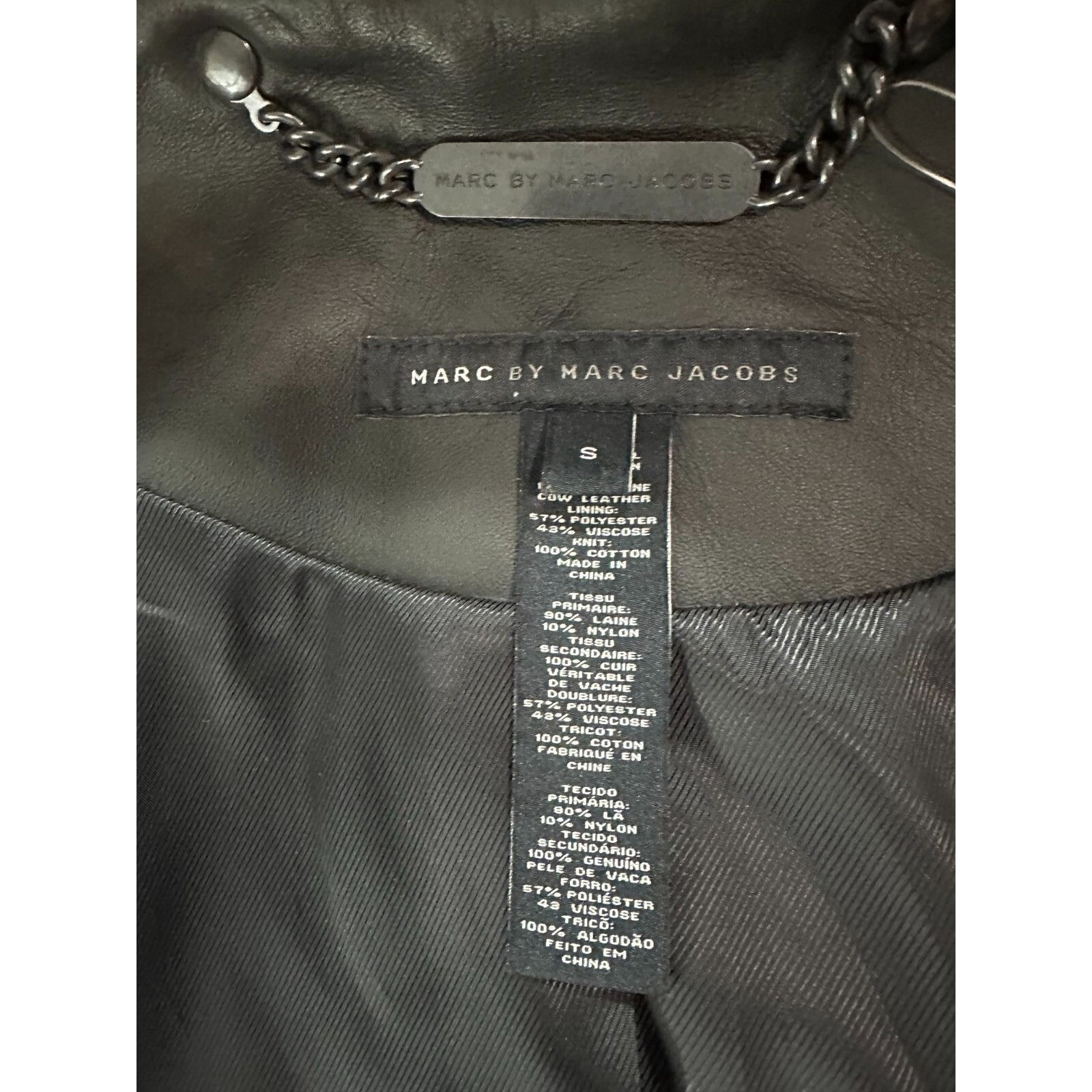 Marc Jacobs Marc Jacobs Revolution wool leather varsity jacket size S Size US S / EU 44-46 / 1 - 6 Thumbnail