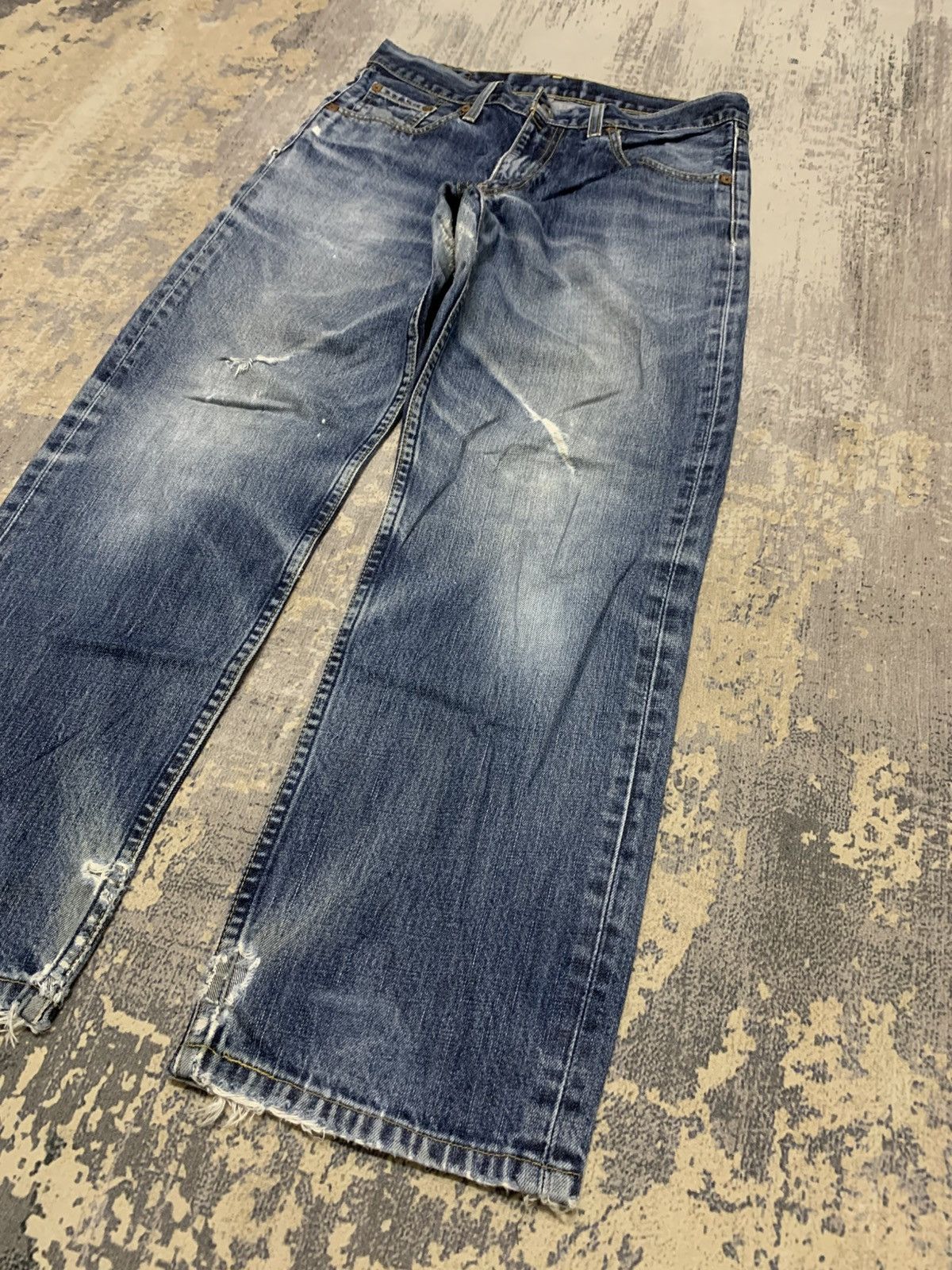 Levi's Vintage Levis 502 Distressed Denim Jeans Size US 30 / EU 46 - 5 Thumbnail