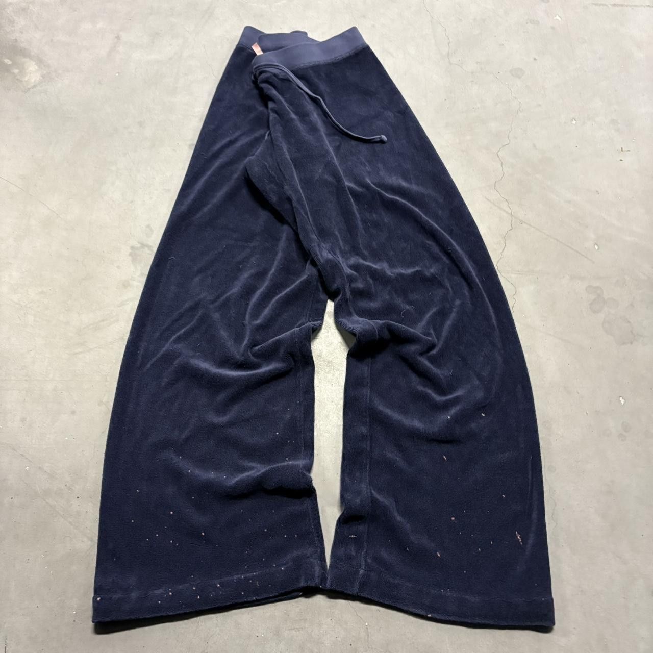 Juicy Couture Jeans × Vintage Crazy Vintage Y2K/2000s Baggy Wideleg Juicy Couture Velour Sweatpants! Size US 32 / EU 48 - 1 Thumbnail