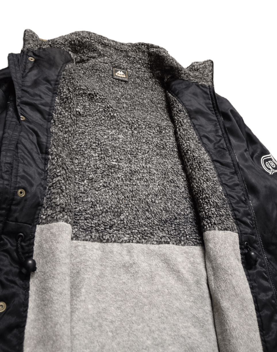 Vintage Kappa Embroidery Logo Long Winter Jacket