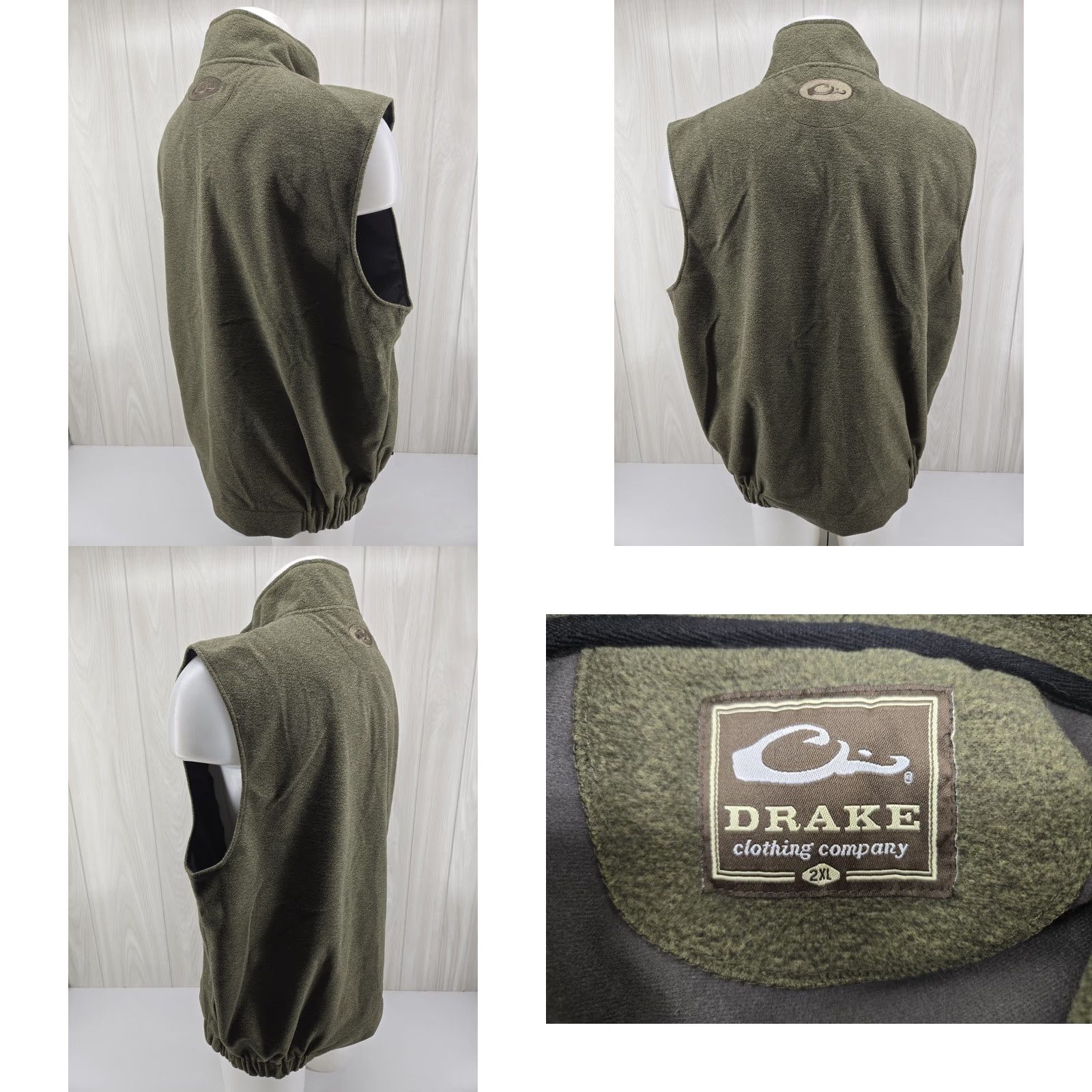 Vintage Drake Waterfowl Jacket Vest Mens 2XL Green Outdoor Windbreaker Hiking Casual Shirt Jacket Size US XXL / EU 58 / 5 - 8 Thumbnail