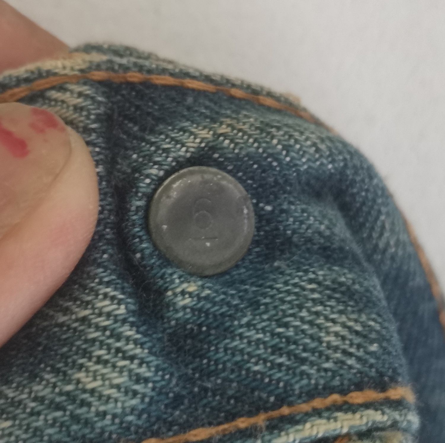 Levi's Vintage Clothing × Vintage Rare vintage Levi's red line small e denim stemp button no 6 Size US 42 / EU 58 - 6 Thumbnail