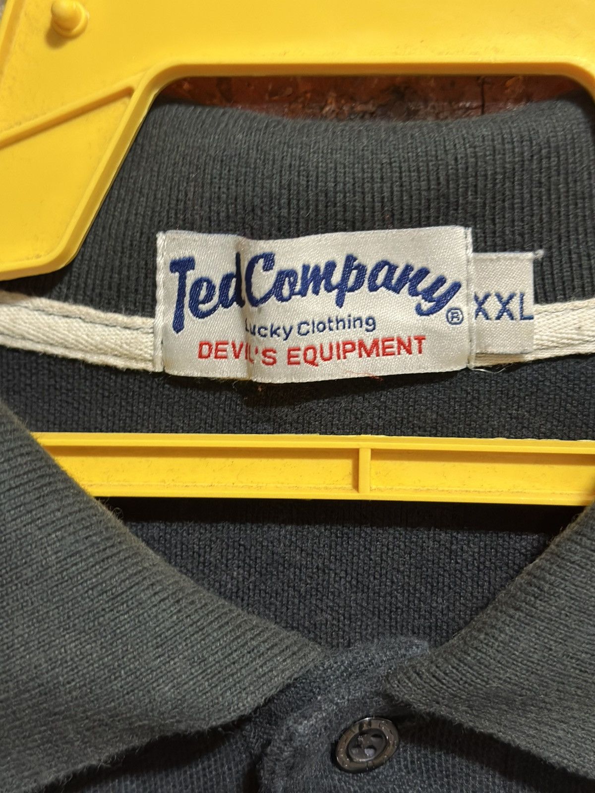 Tedman × Vintage Vintage Tedman Lucky Red Devils Polo Faded Tee Size US XXL / EU 58 / 5 - 5 Thumbnail