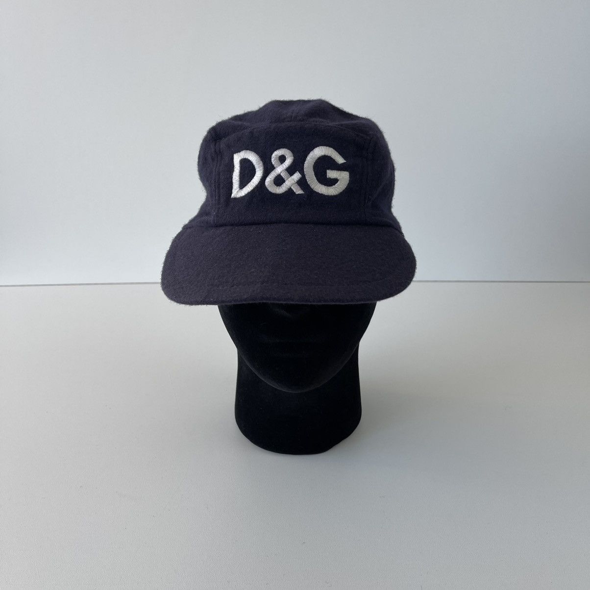 Dolce & Gabbana Dolce & Gabbana Wool Vintage 5-Panel Cap Blue Made in Italy Size ONE SIZE - 3 Thumbnail