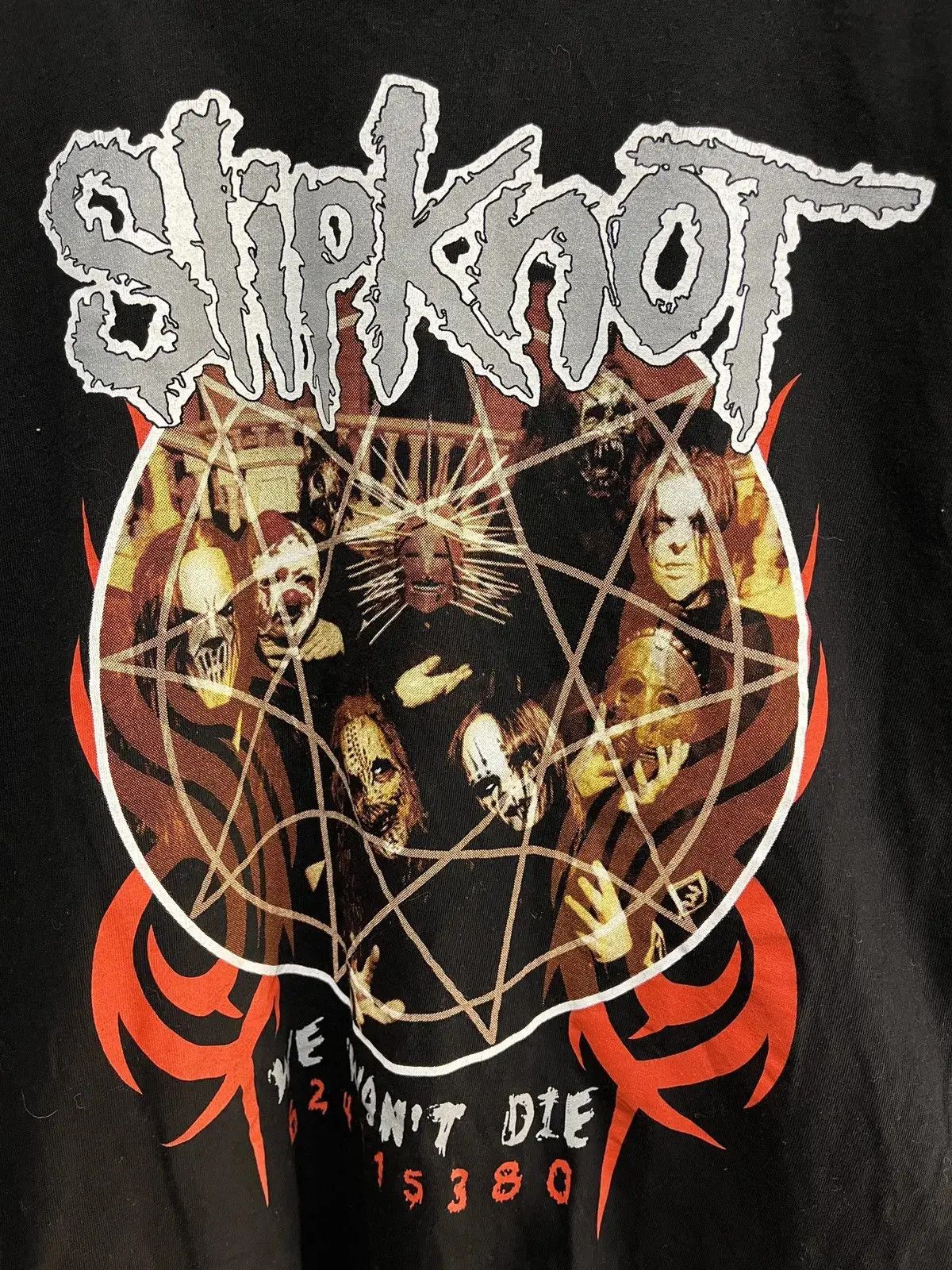 Band Tees × Slipknot × Vintage Vintage Slipknot Band T-Shirt Rock Tee The Roxx Power M Size US M / EU 48-50 / 2 - 2 Thumbnail