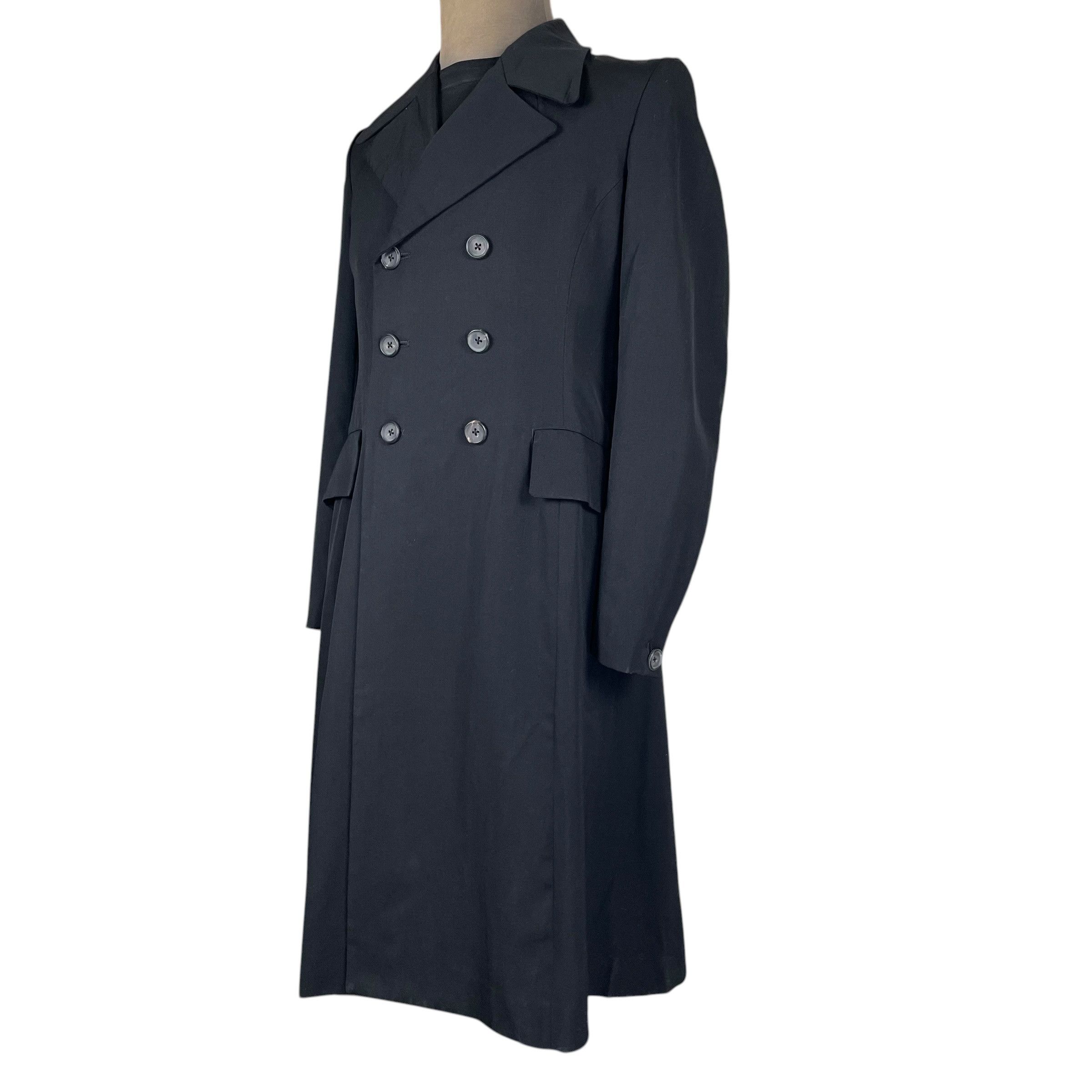 Yohji Yamamoto Yohji Yamamoto Pour Homme A/W 2011 Double Breasted Coat Size US S / EU 44-46 / 1 - 7 Thumbnail
