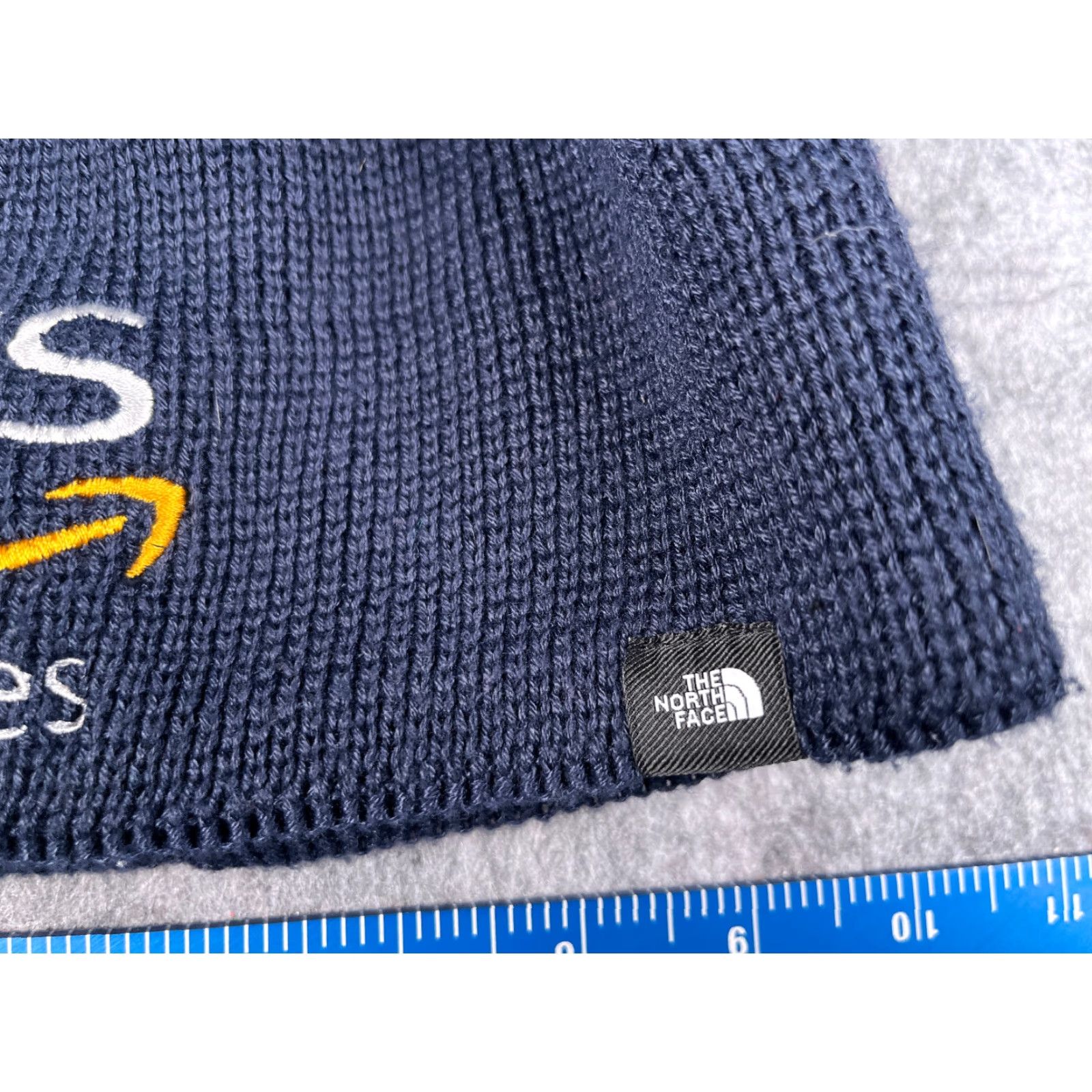 The North Face The North Face Beanie Hat One Size Blue Knit Polyester Unisex Adults Mens Womens Outdoor Logo 90s Size ONE SIZE - 3 Thumbnail