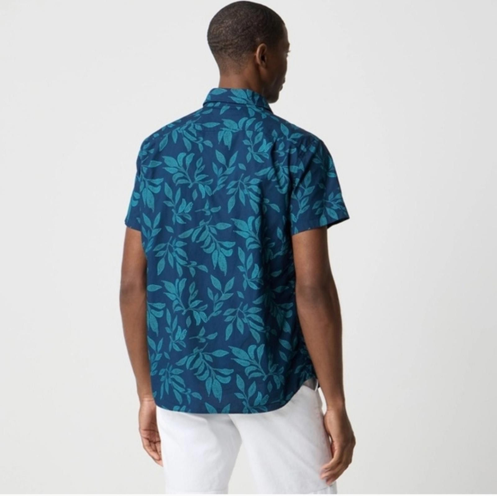 J.Crew J Crew Short-sleeve printed flex casual shirt Size US M / EU 48-50 / 2 - 4 Thumbnail