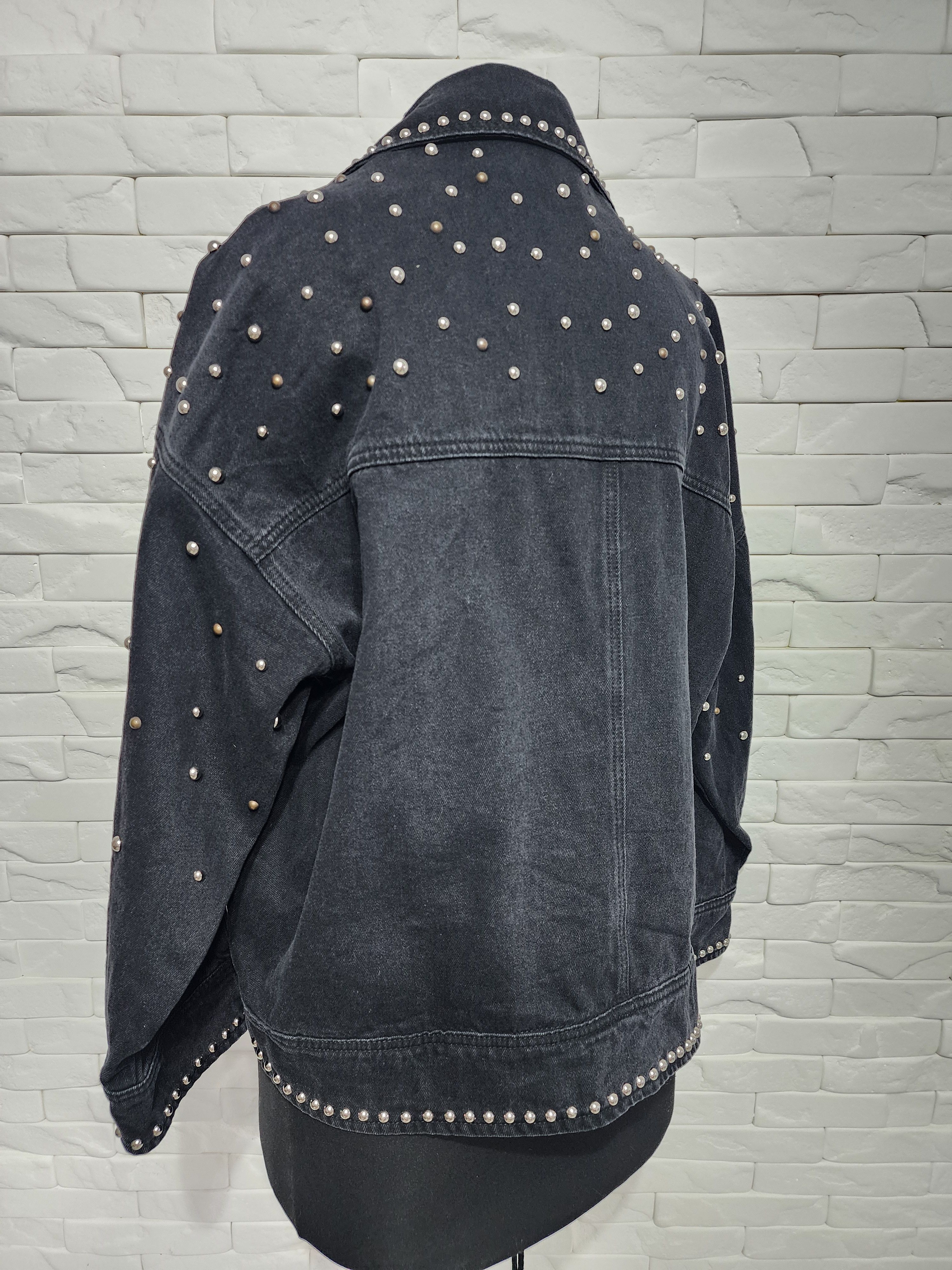 Other Women's biker denim jacket. Size 4XL / US 24-26 - 5 Thumbnail