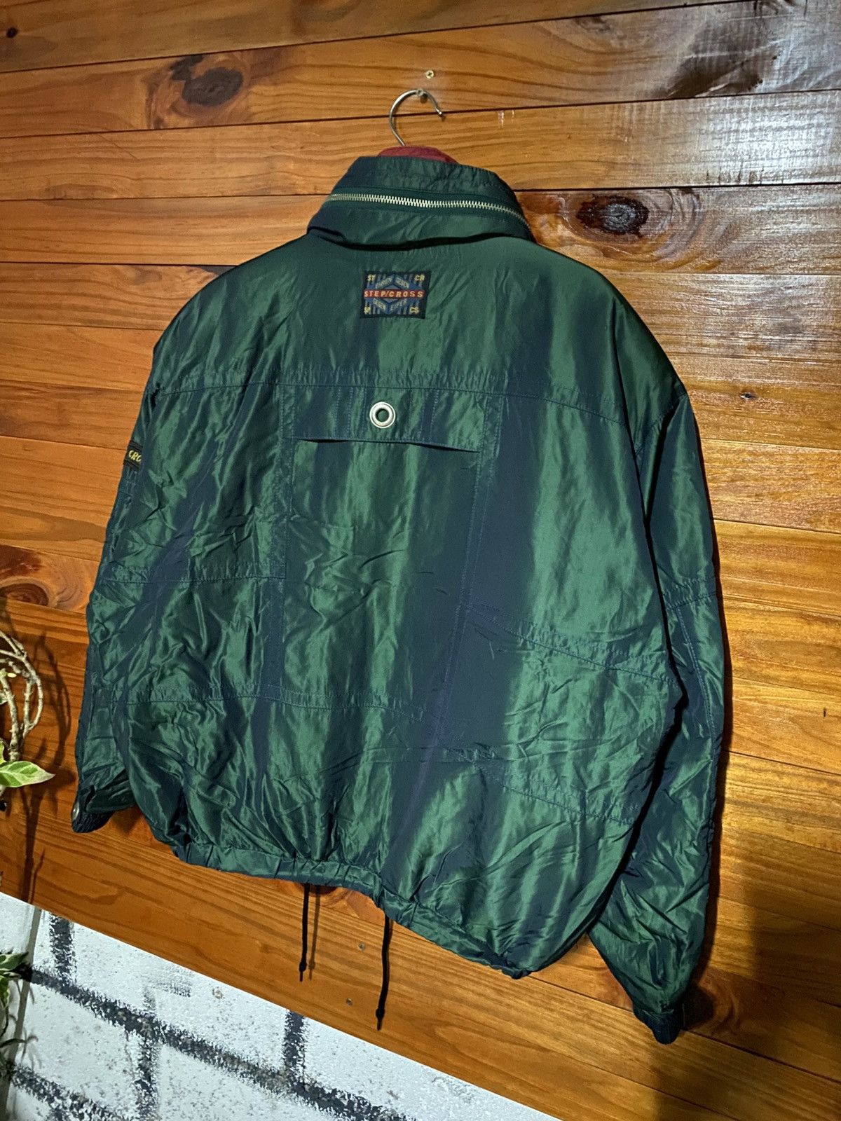 Vintage Vintage STEP/CROSS Quilted Puffer Jacket Green Japanese Size US M / EU 48-50 / 2 - 19 Thumbnail