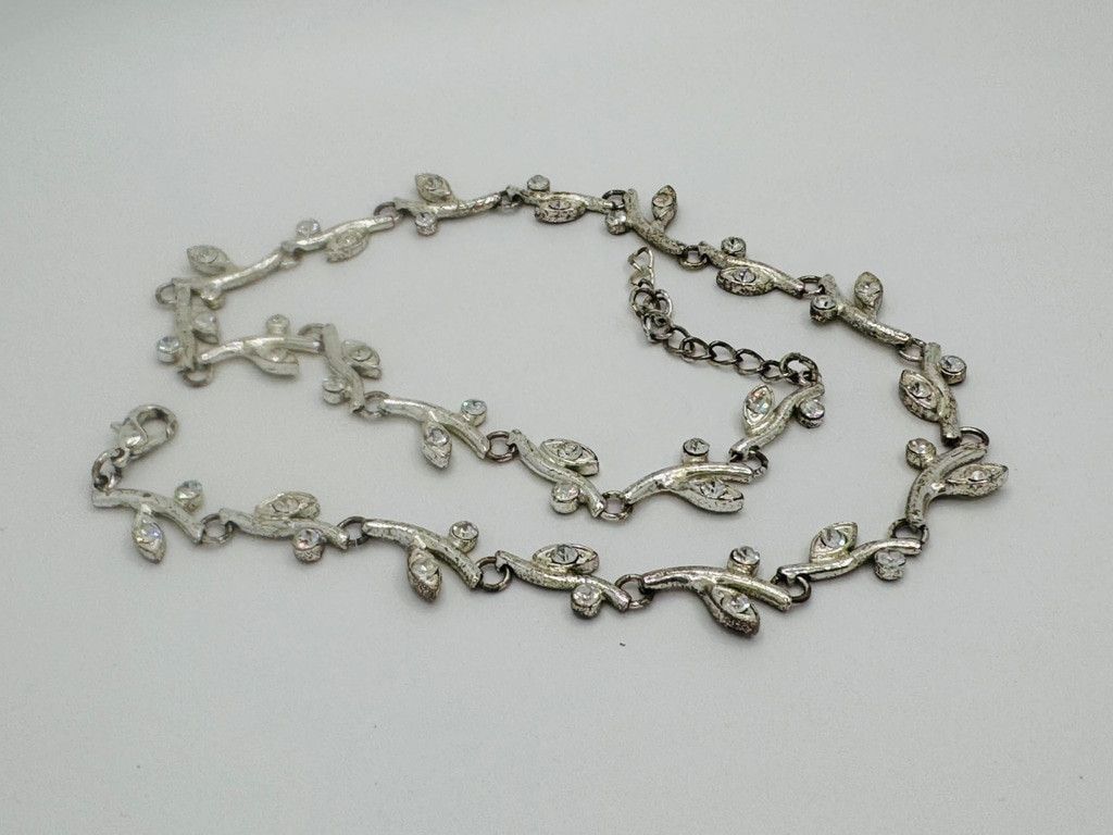 Other Sparkling Vine Rhinestone Necklace 14-16" Size ONE SIZE - 2 Thumbnail