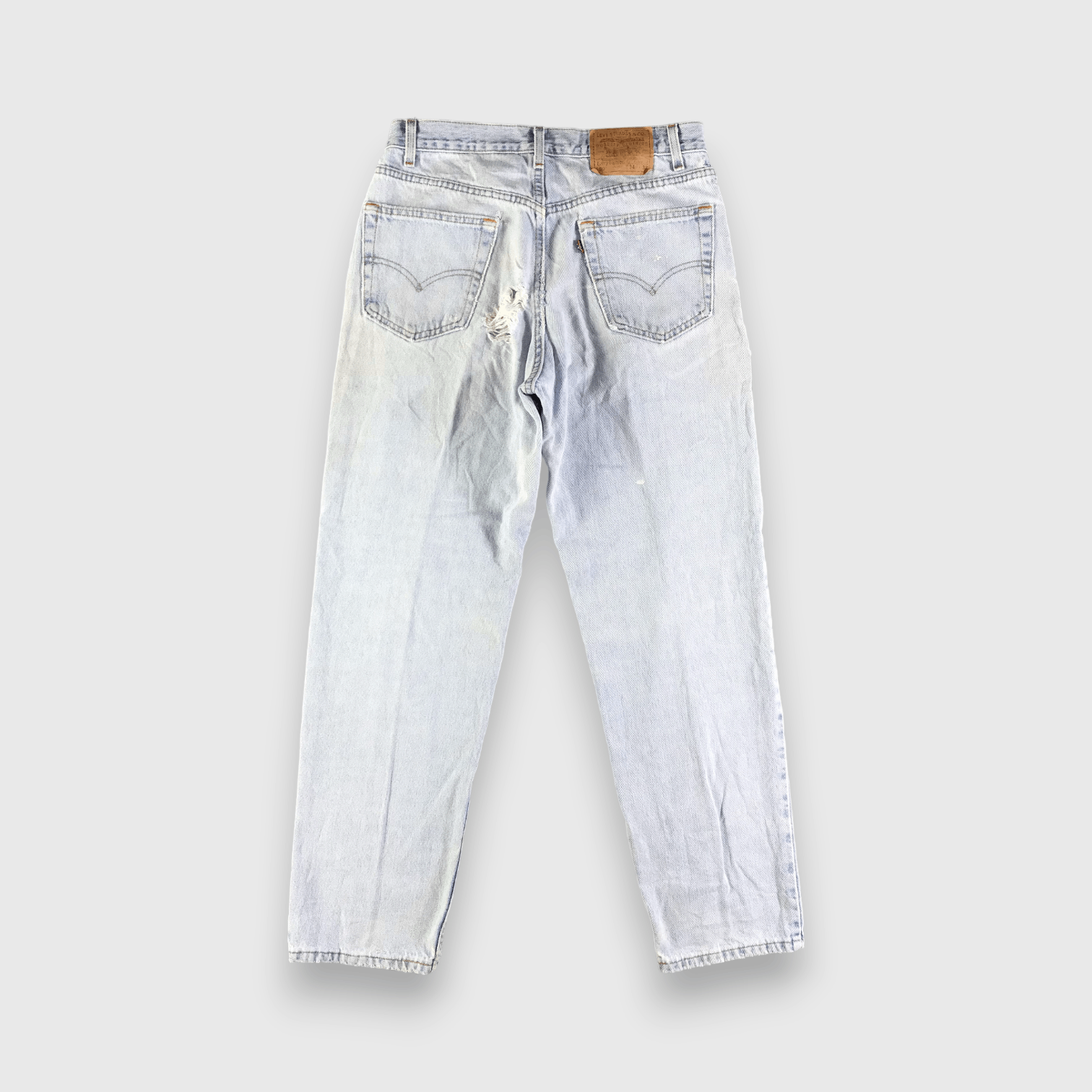 Levi's 90s Vintage Light Wash Levis 550 Jeans-J3697 Size US 33 - 2 Thumbnail