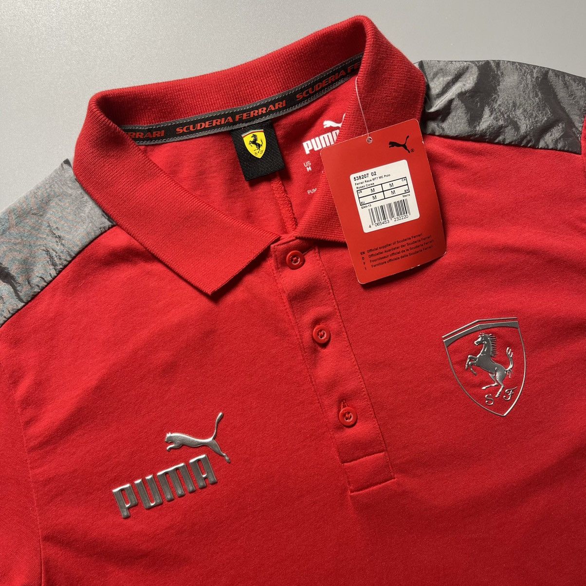 Ferrari × Puma × Vintage NWT PUMA FERRARI SCUDERIA RACE MT7 MC POLO SIZE “M” Size US M / EU 48-50 / 2 - 5 Thumbnail