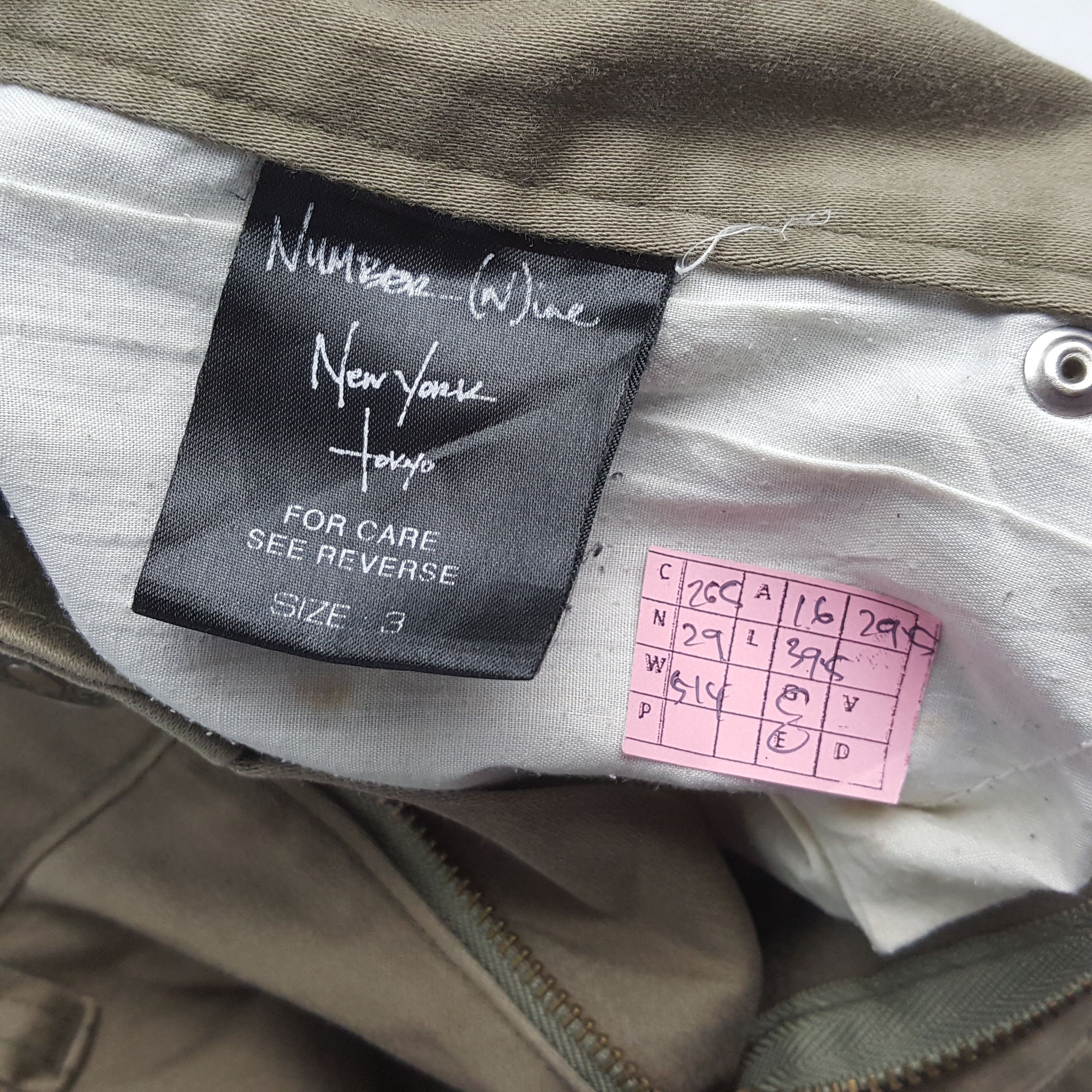 Japanese Brand × Number (N)ine × Vintage NUMBER (N)INE Japanese Brand Designer Pants Size US 32 / EU 48 - 13 Thumbnail