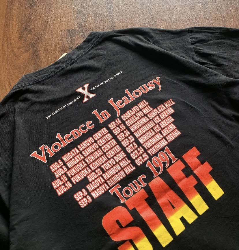 Vintage VINTAGE X JAPAN TOUR1991 Size US L / EU 52-54 / 3 - 12 Thumbnail