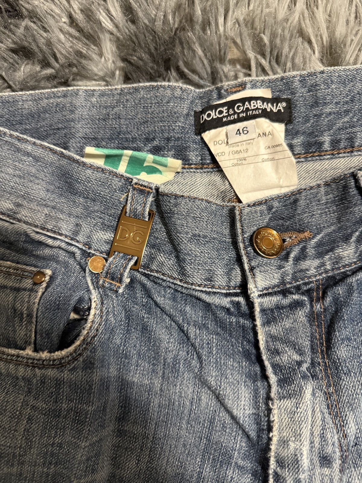 Dolce & Gabbana Vintage Dolce Gabana Straight Leg Jeans Size US 31 - 2 Thumbnail