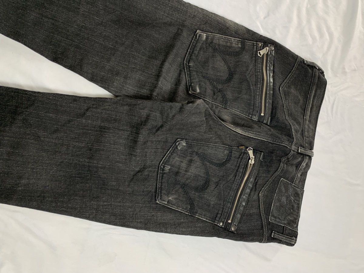 Edwin Vintage edwin stone black mid flare jeans strapes pocket Size US 32 / EU 48 - 5 Thumbnail
