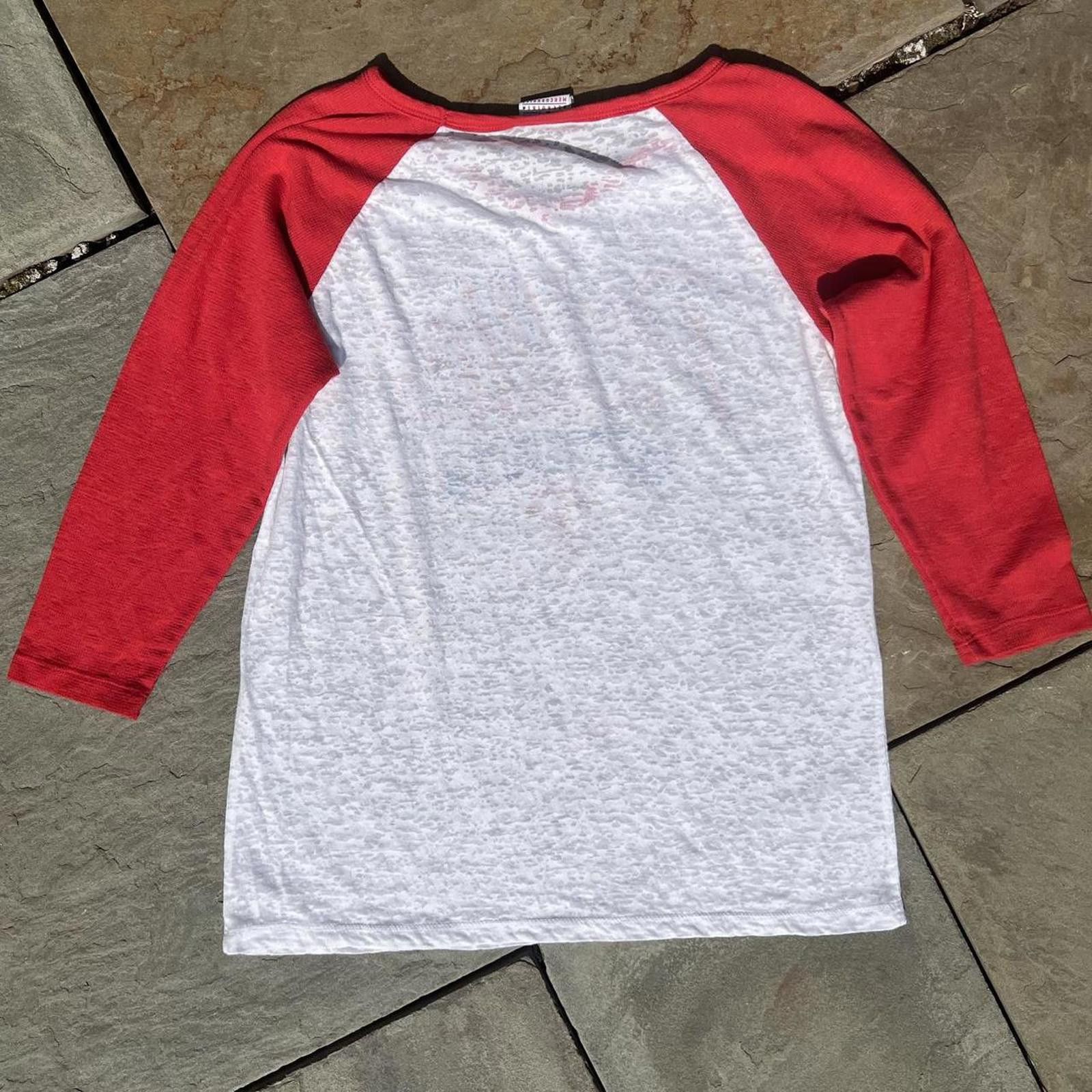 MLB Phillies Stonewashed Distressed Raglan T-shirt Size M / US 6-8 / IT 42-44 - 5 Thumbnail