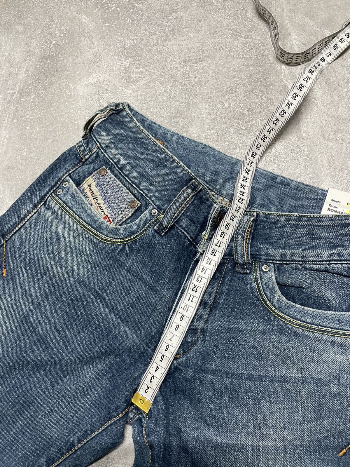 Diesel Vintage Diesel Flap Waist Flare Bootcut Jeans big desert Size 25" / US 0 / IT 36 - 4 Thumbnail