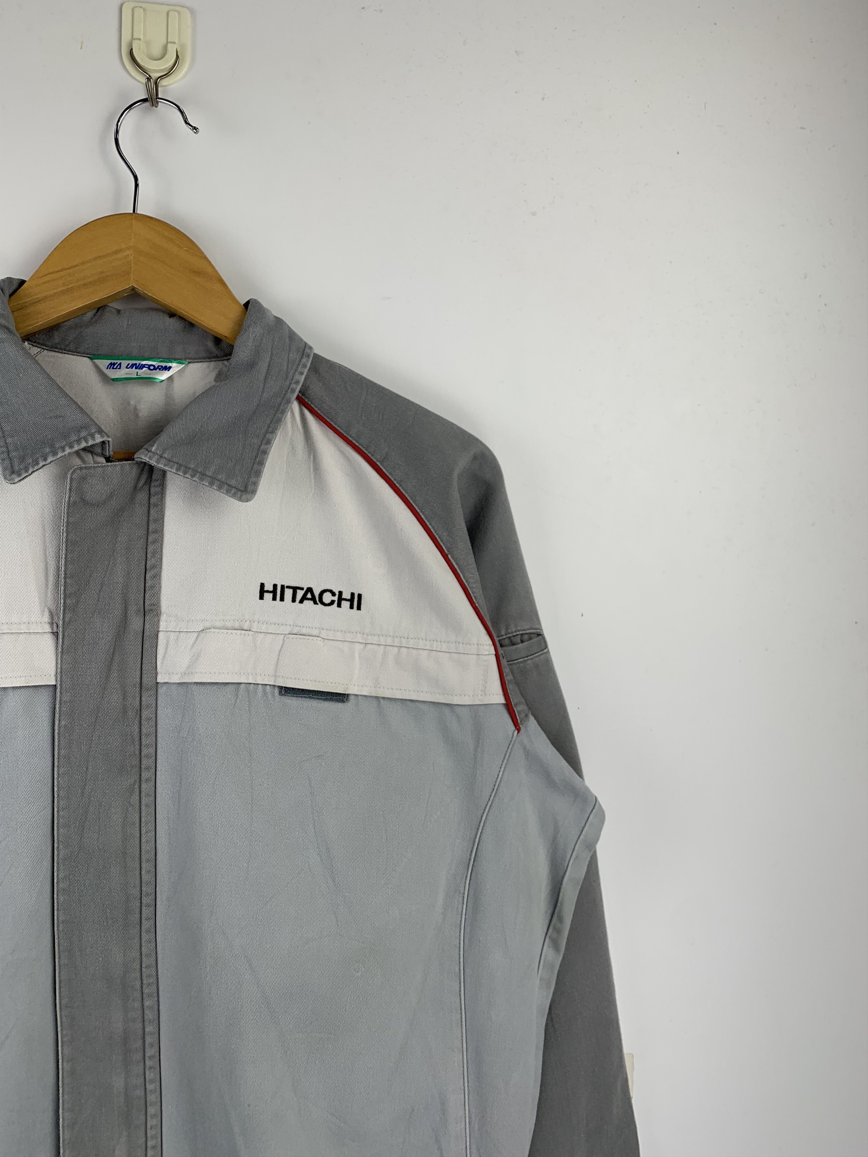 Japanese Brand Vintage Japanese Brand Hitachi Workers Jacket J1539 Size US L / EU 52-54 / 3 - 7 Thumbnail