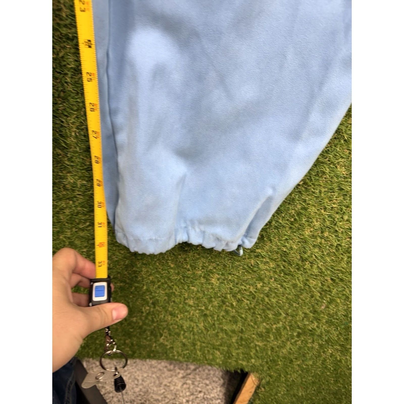Ecko Unltd. VINTAGE Ecko Unltd Track Pants Mens XL Blue Zip Ankle Drawstring Windbreaker Casual Y2K Size US 36 / EU 52 - 7 Thumbnail