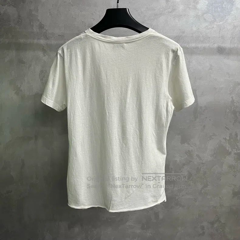 Saint Laurent Paris Saint Laurent Paris White Solid Round Neck Short Sleeve T- Size US XS / EU 42 / 0 - 5 Thumbnail