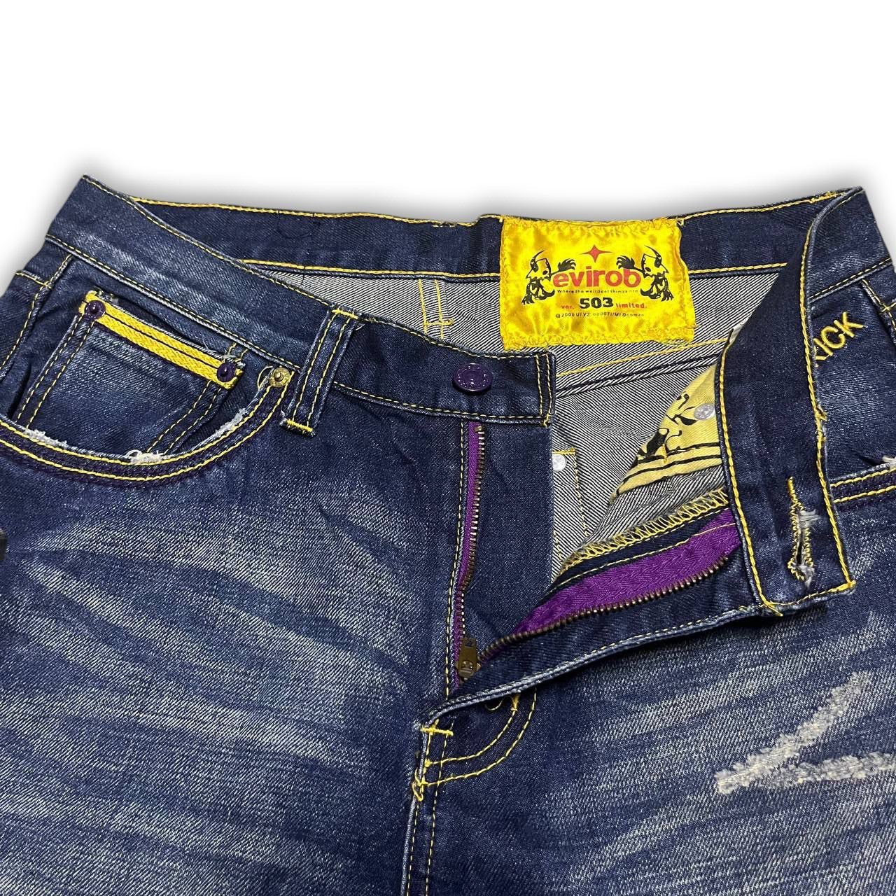 CLOT × Levi's × Medicom Toy Levi’s 503 x Be@rbrick Evirob Devilrobots Denim Jeans Size US 31 - 5 Thumbnail
