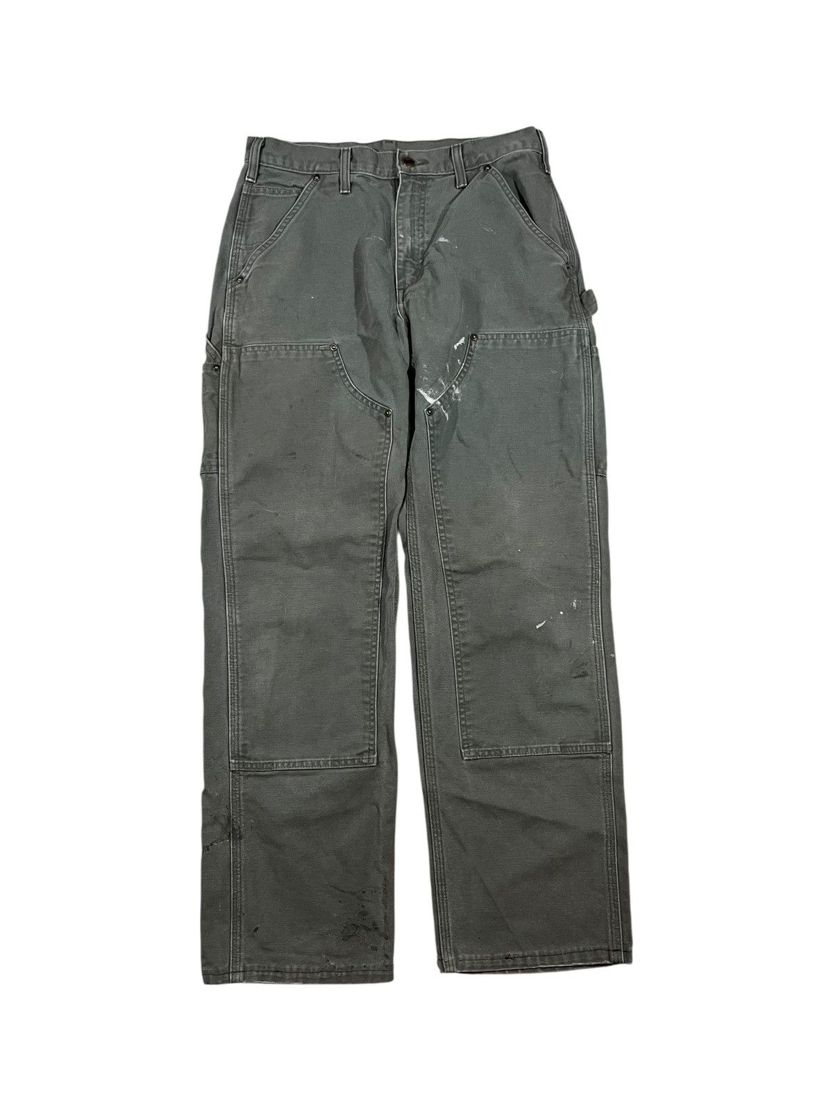 carhartt double knee 30✖️32 新品 Carhartt Pants 30X32 Black Double Knee Work Thrashed