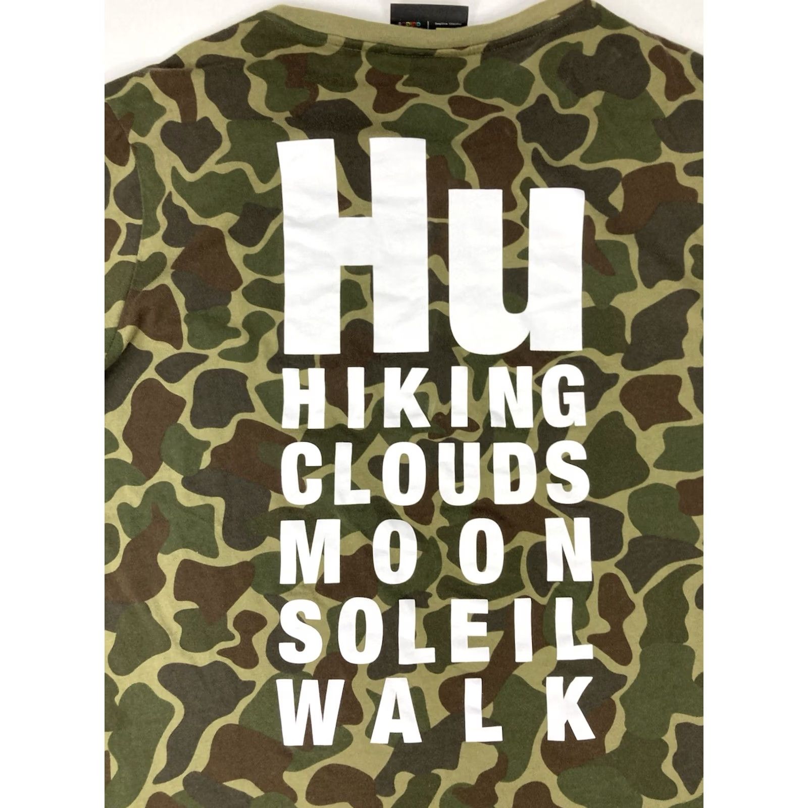 Adidas VINTAGE Adidas Pharrell Williams Hu Graphic T-shirt Men Medium Green Camo Size US M / EU 48-50 / 2 - 2 Thumbnail