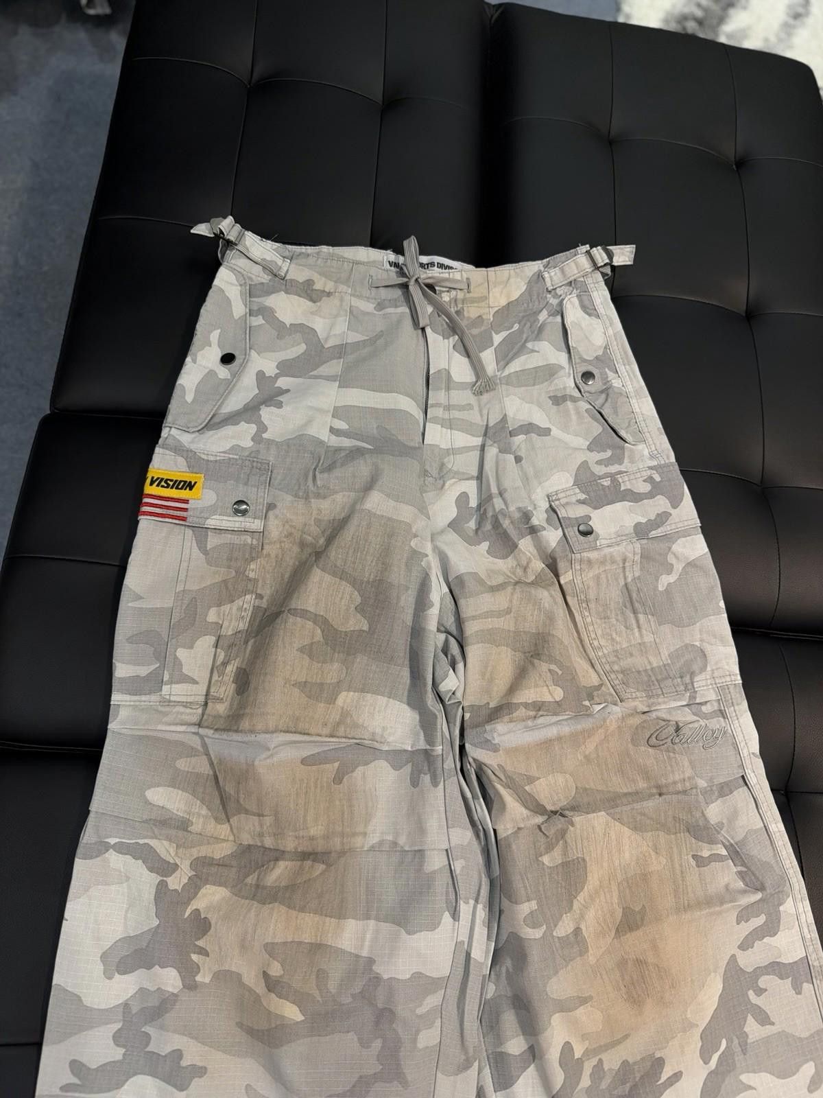 Vale Vale VA-1 White Camo Cargo Sweatpants Size (36) NEW Baggy Size US 36 / EU 52 - 5 Thumbnail