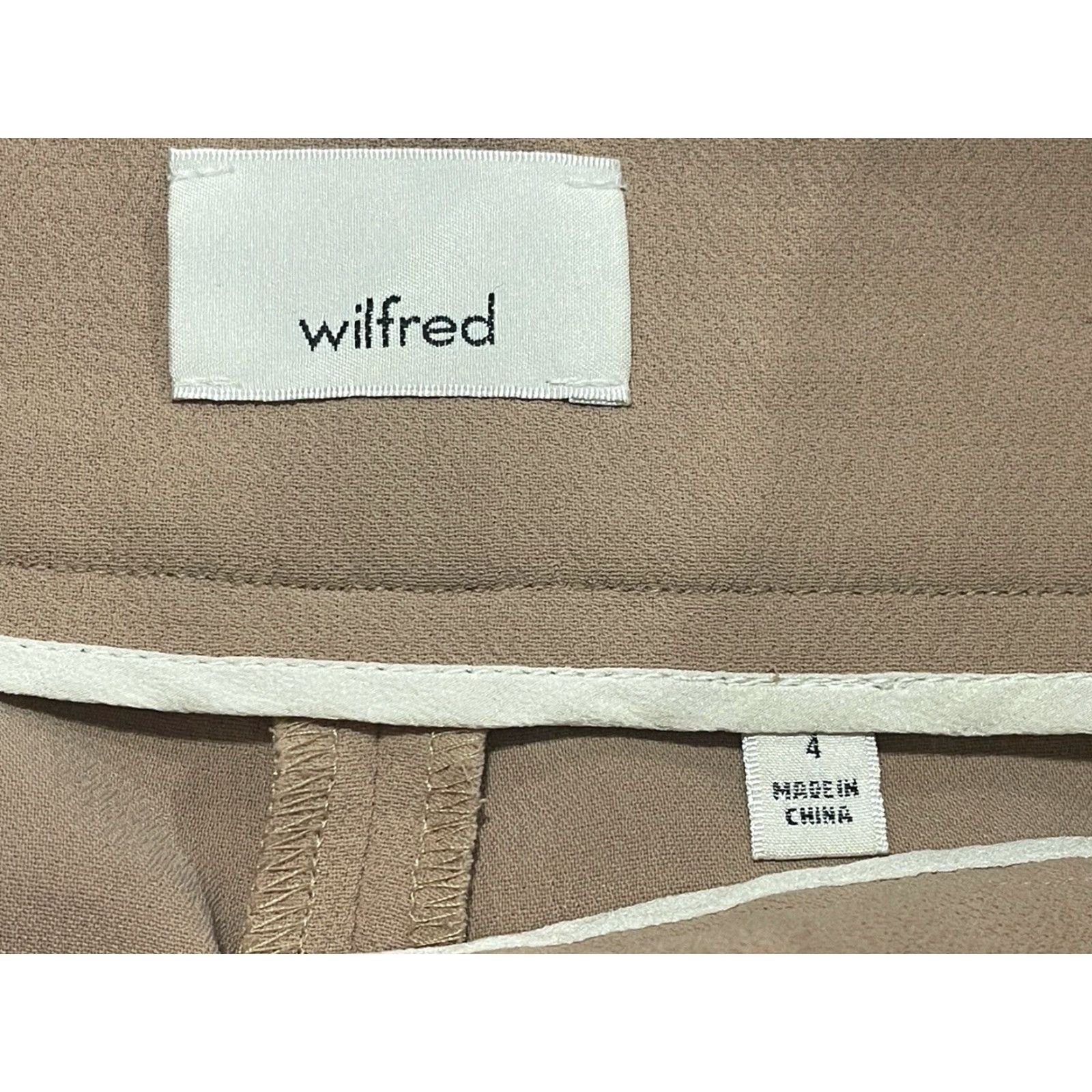 Aritzia Aritzia Wilfred Jallade Tie Front Linen Blend Pants Women Size 4 Tan Ankle Pants Womens Size 27" / US 4 / IT 40 - 5 Thumbnail