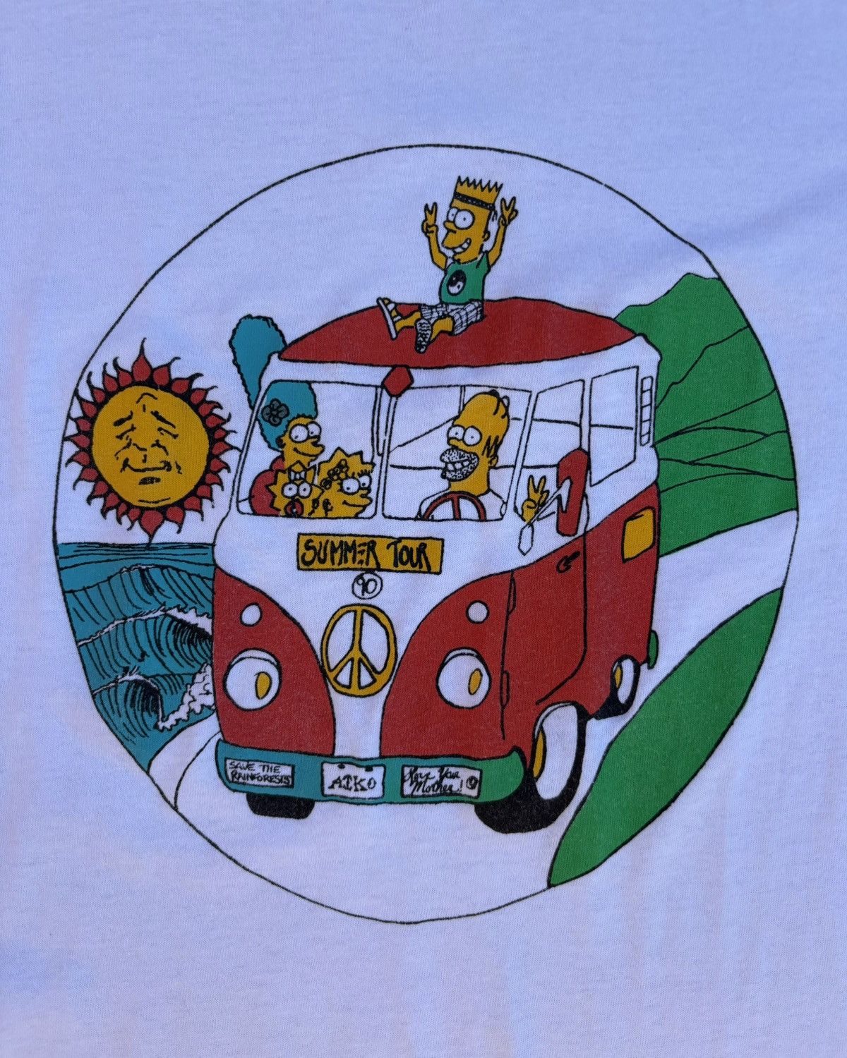 The Simpsons × Vintage 80’s The Simpsons Summer Tour Rare Tee Size US L / EU 52-54 / 3 - 2 Thumbnail