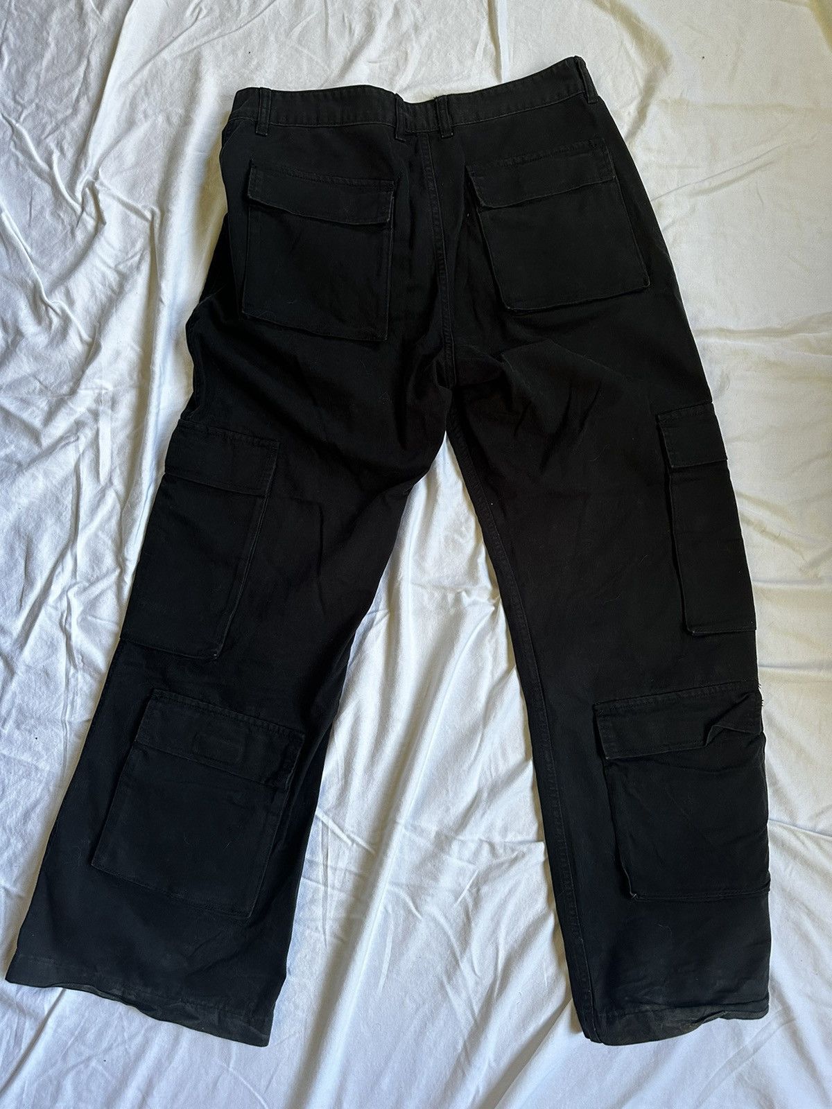 Systemic SYSTEMIC Black Cargo Pants Demon Lady Size US 34 / EU 50 - 3 Thumbnail