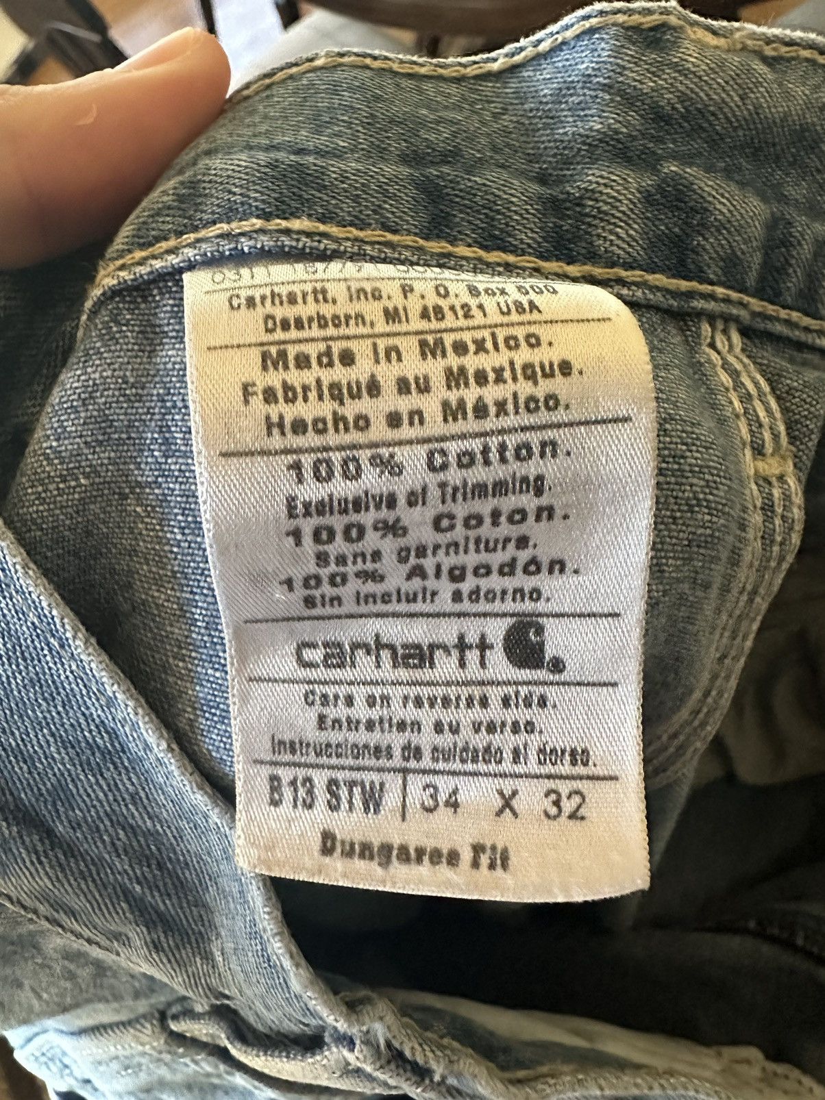 Carhartt Carhartt Carpenter Jeans. Size US 34 / EU 50 - 5 Thumbnail