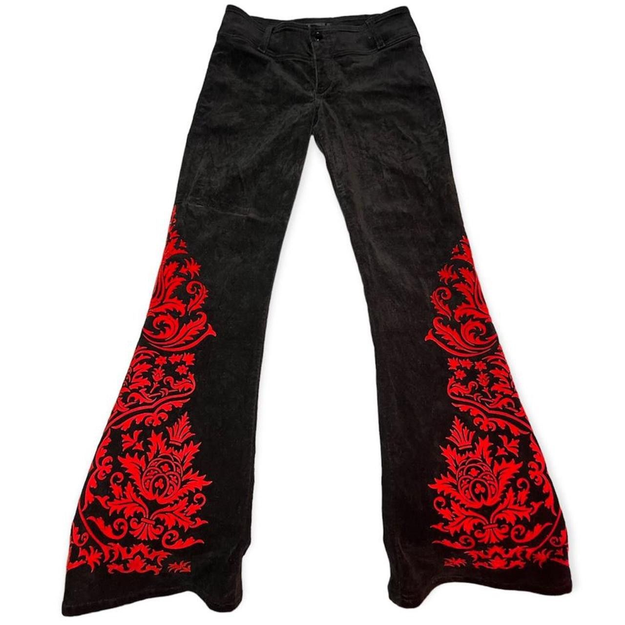 JNCO JNCO Jeans Juniors Size 7 Corduroy Low Waist Wide Leg Pants Size 28" / US 6 / IT 42 - 1 Thumbnail