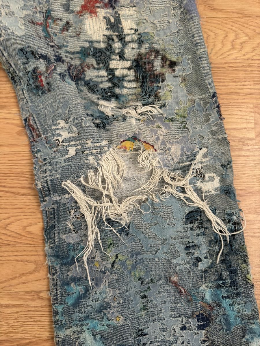 Ends Repair Ends Repair Boro Denim Size US 33 - 5 Thumbnail