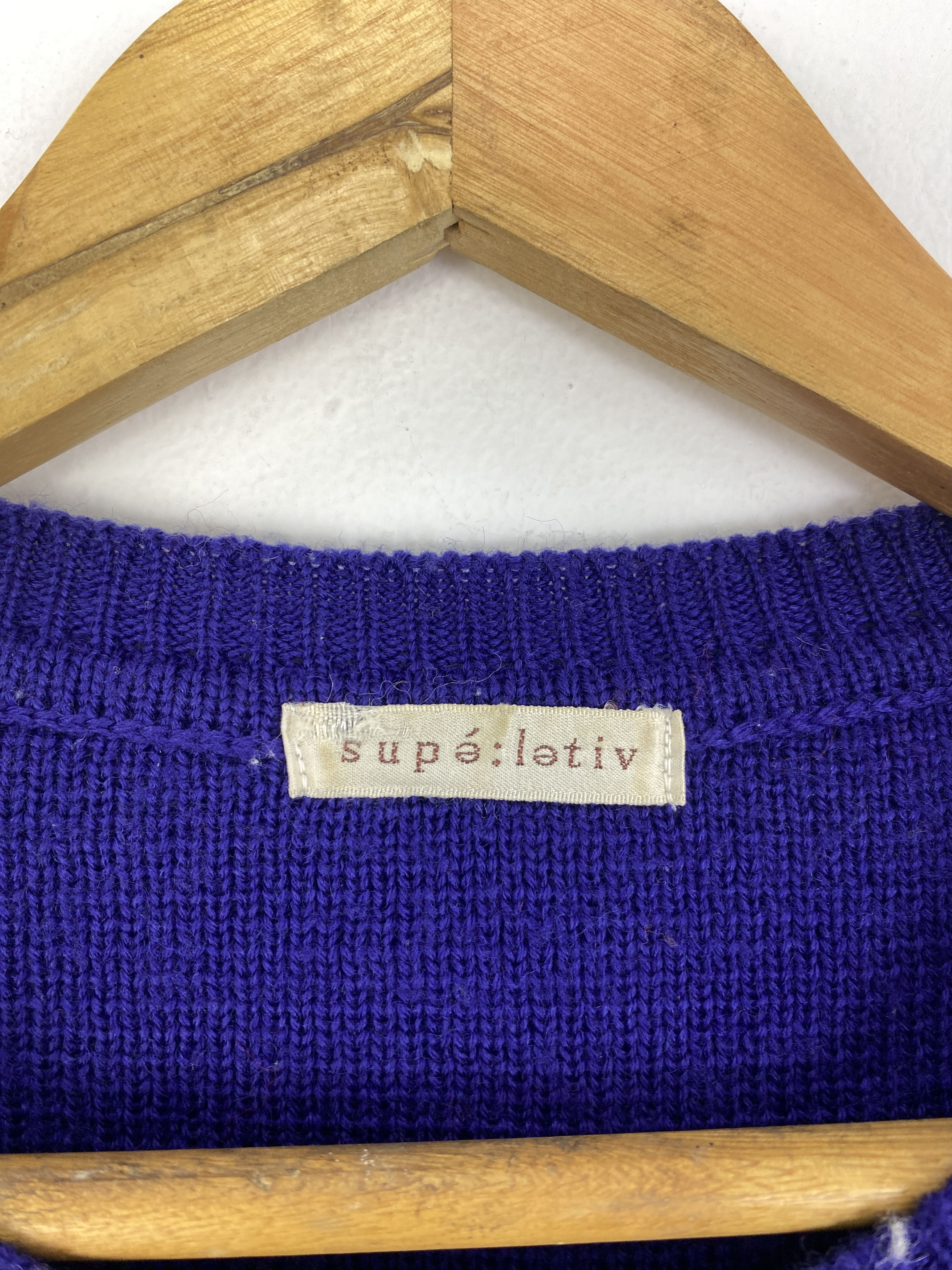 Japanese Brand × Native × Vintage Vintage Japanese Brand Striped Knit Sweatshirt SH0012 Size US M / EU 48-50 / 2 - 5 Thumbnail