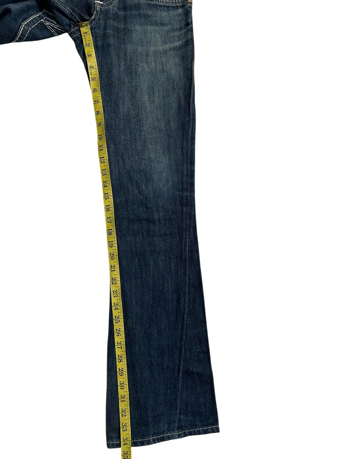 Edwin × Kapital × Vintage FLARE 🔥 EDWIN BT5012 DISTRESSED JAPANESE PUNK DENIM JEANS Size US 28 / EU 44 - 17 Thumbnail