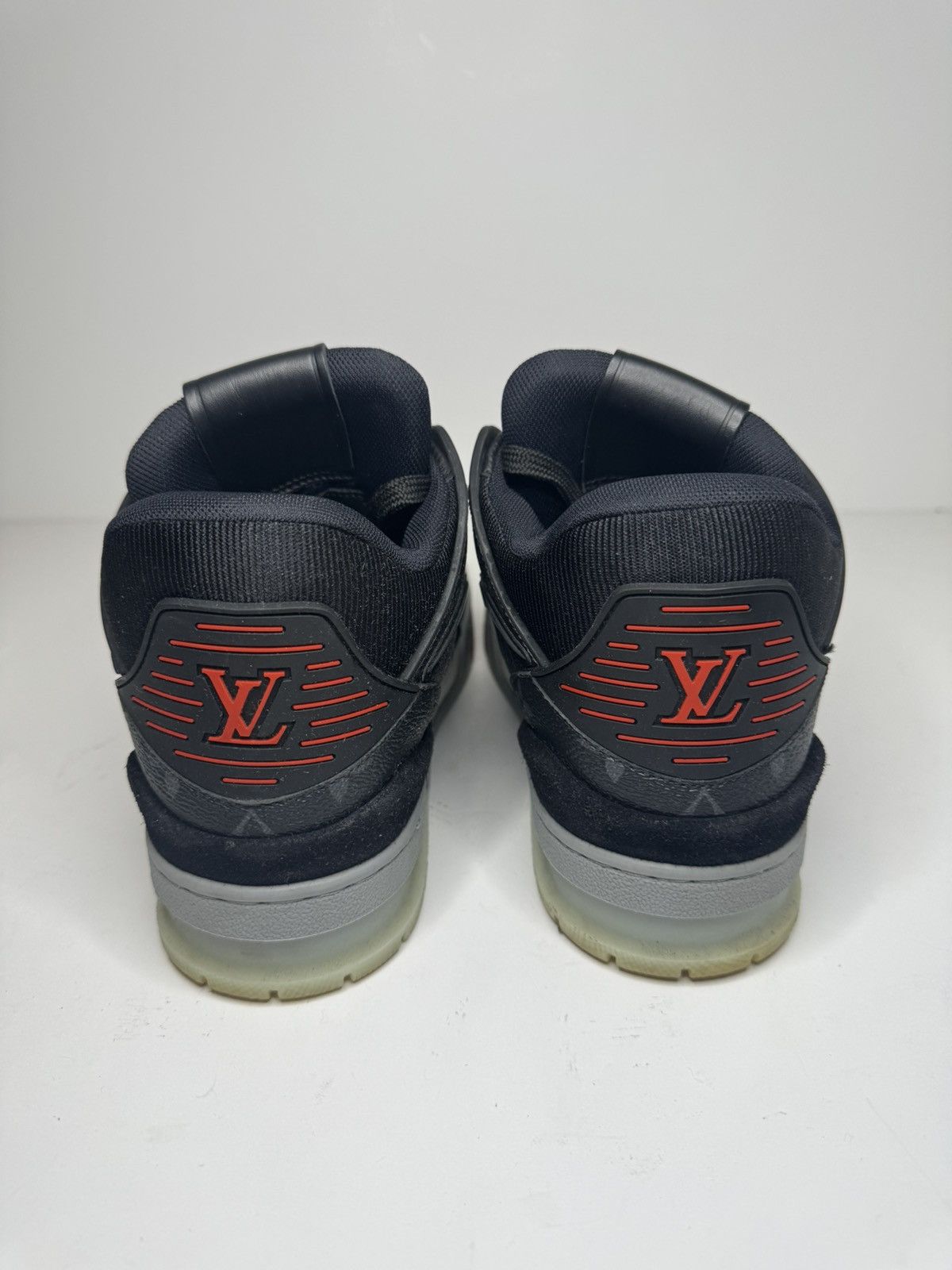 Louis Vuitton Louis Vuitton Men's LV Trainer Sneakers Monogram Eclipse Size US 7.5 / EU 40-41 - 4 Thumbnail