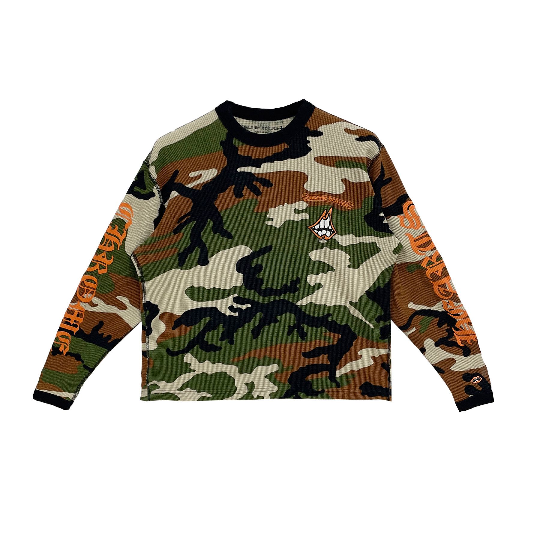 Chrome Hearts Chrome Hearts Matty Boy Camouflage Waffle Thermal T-Shirt T Size S / US 4 / IT 40 - 2 Thumbnail