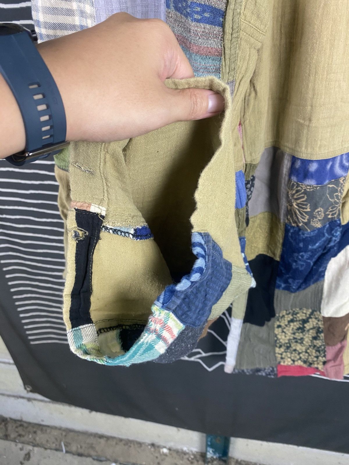 Vintage Furstep Patchwork Trousers/pants Size US 33 - 5 Thumbnail