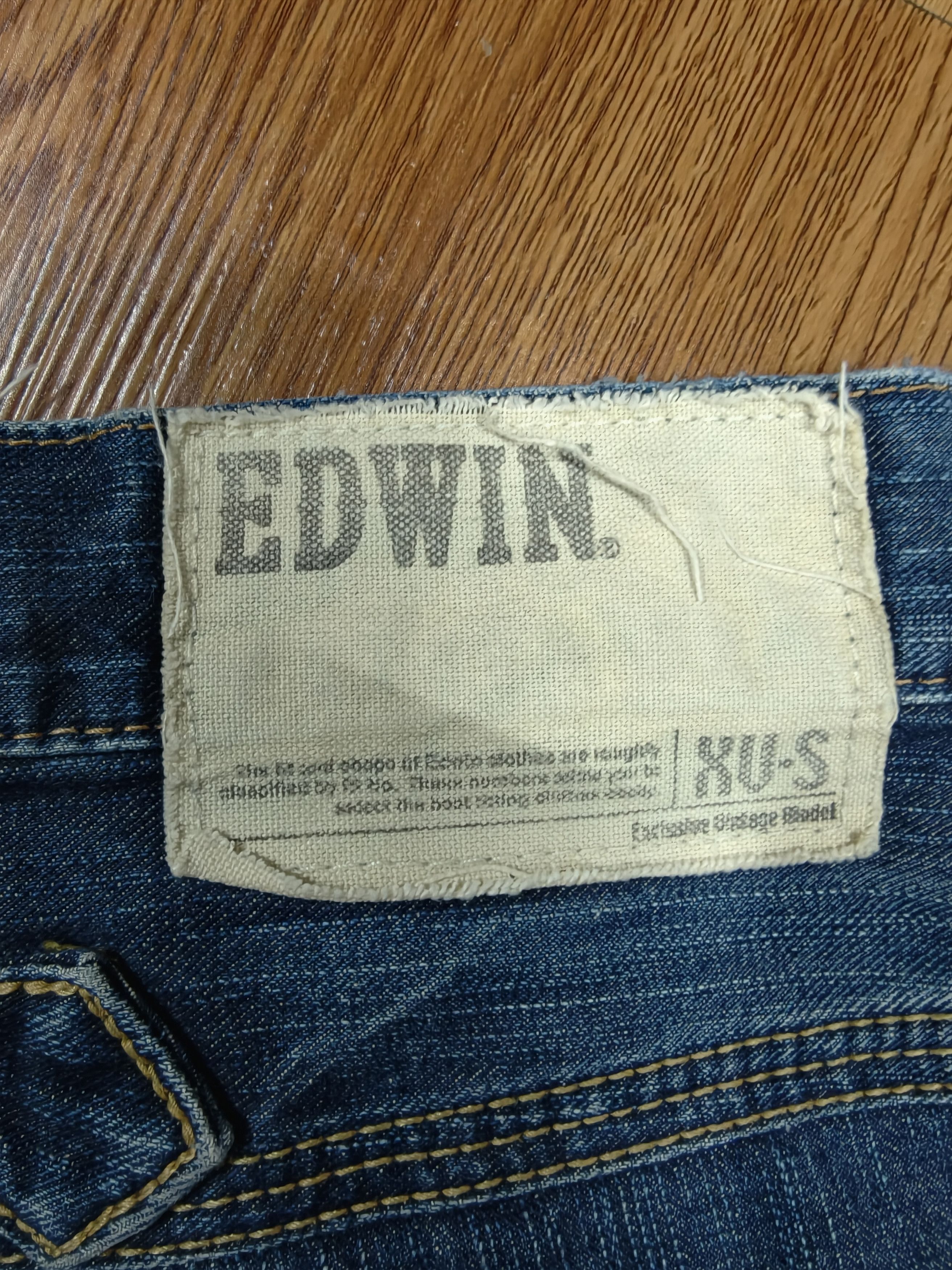 Edwin Vtg🔥EDWIN XV-S🔥Exclusive Model Jeans RaRe‼️ Size US 34 / EU 50 - 3 Thumbnail