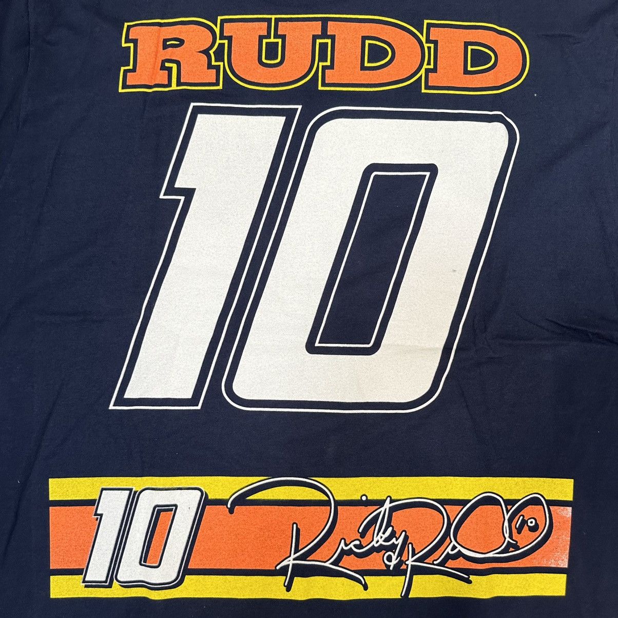 NASCAR Crazy vintage 90s Ricky Rudd aop nascar t-shirt Size US XXL / EU 58 / 5 - 5 Thumbnail