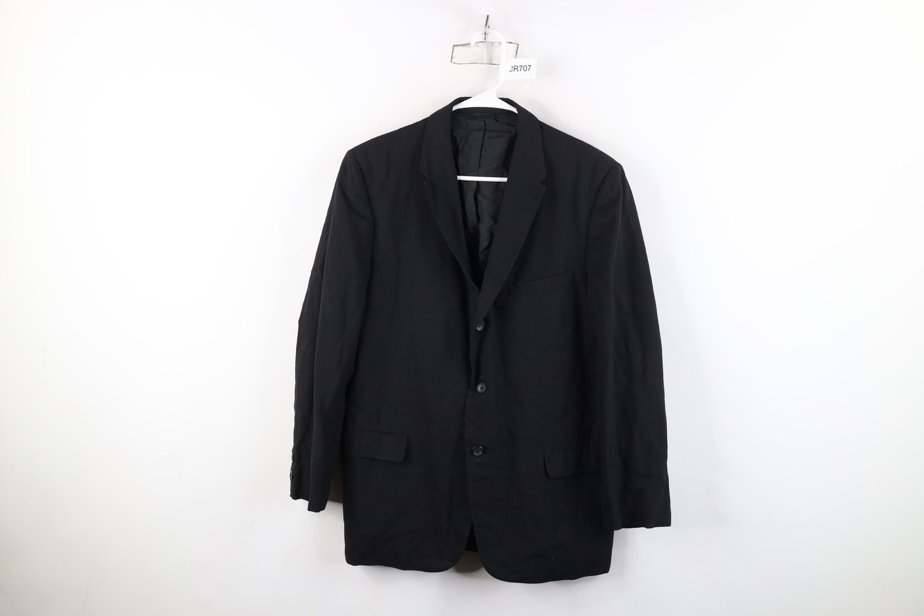 Vintage Vintage 60s Rockabilly Wool Dacron 3 Button Suit Jacket USA Size US XXL / EU 58 / 5 - 1 Thumbnail